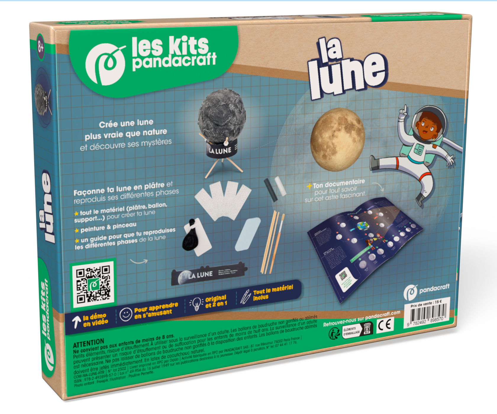 La Lune - Kit Pandacraft dès 8 ans -  - PANDACRAFT