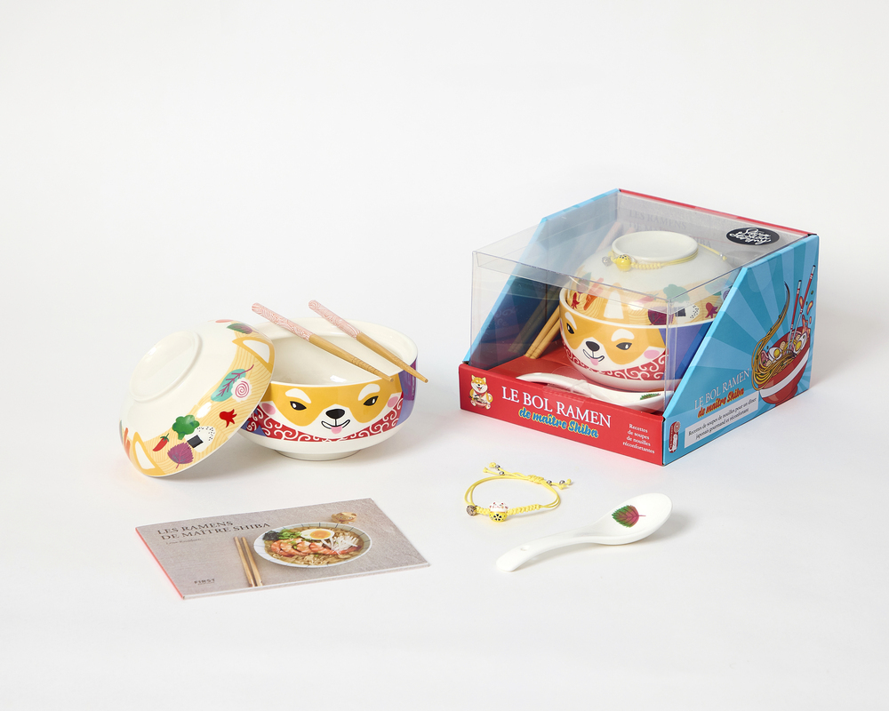Coffret Bol ramen Shiba -  Collectif - FIRST