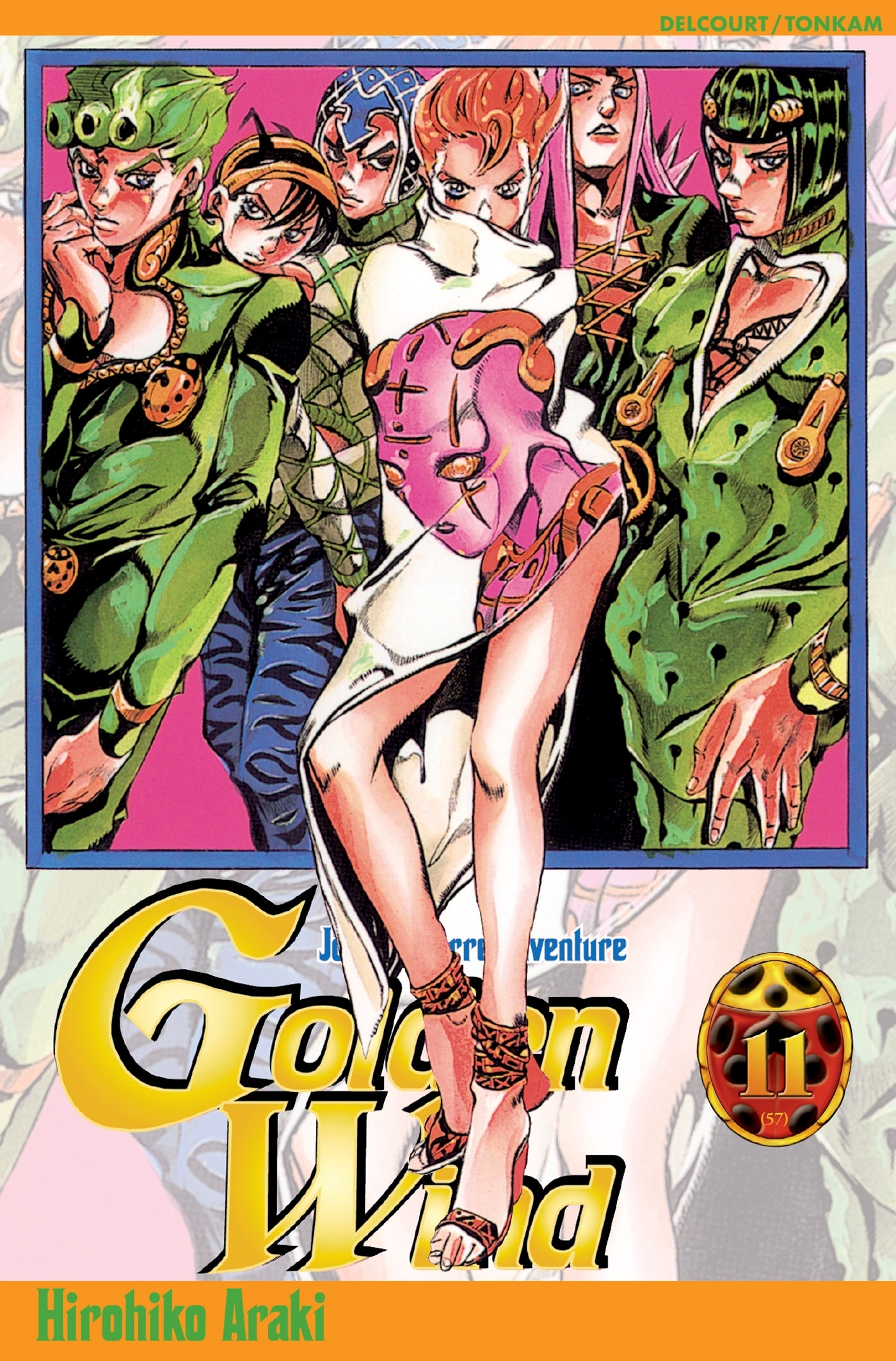 Jojo's - Golden Wind T11 - Hirohiko Araki - DELCOURT