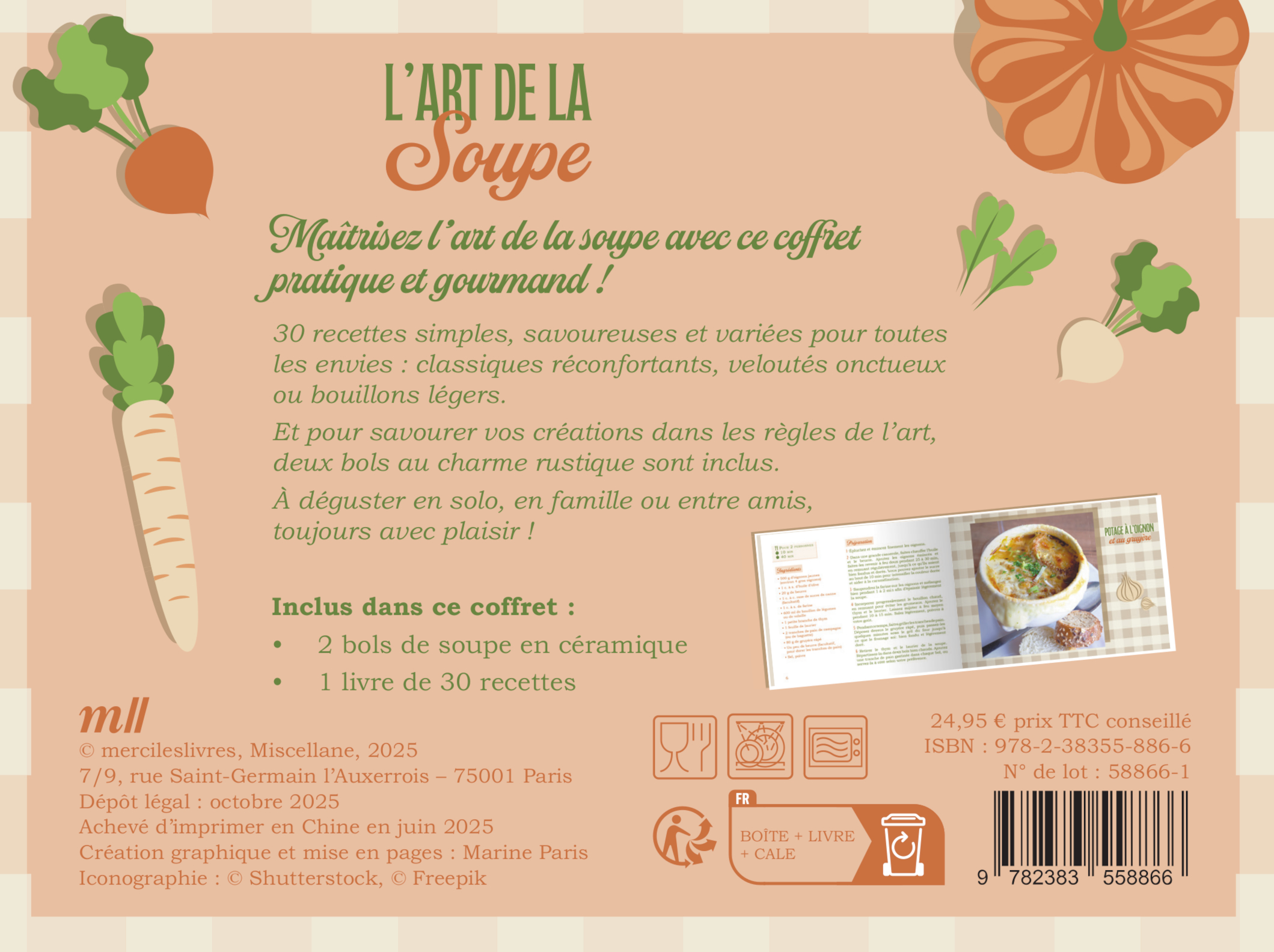 Coffret - L'art de la soupe -  Collectif - MERCILESLIVRES