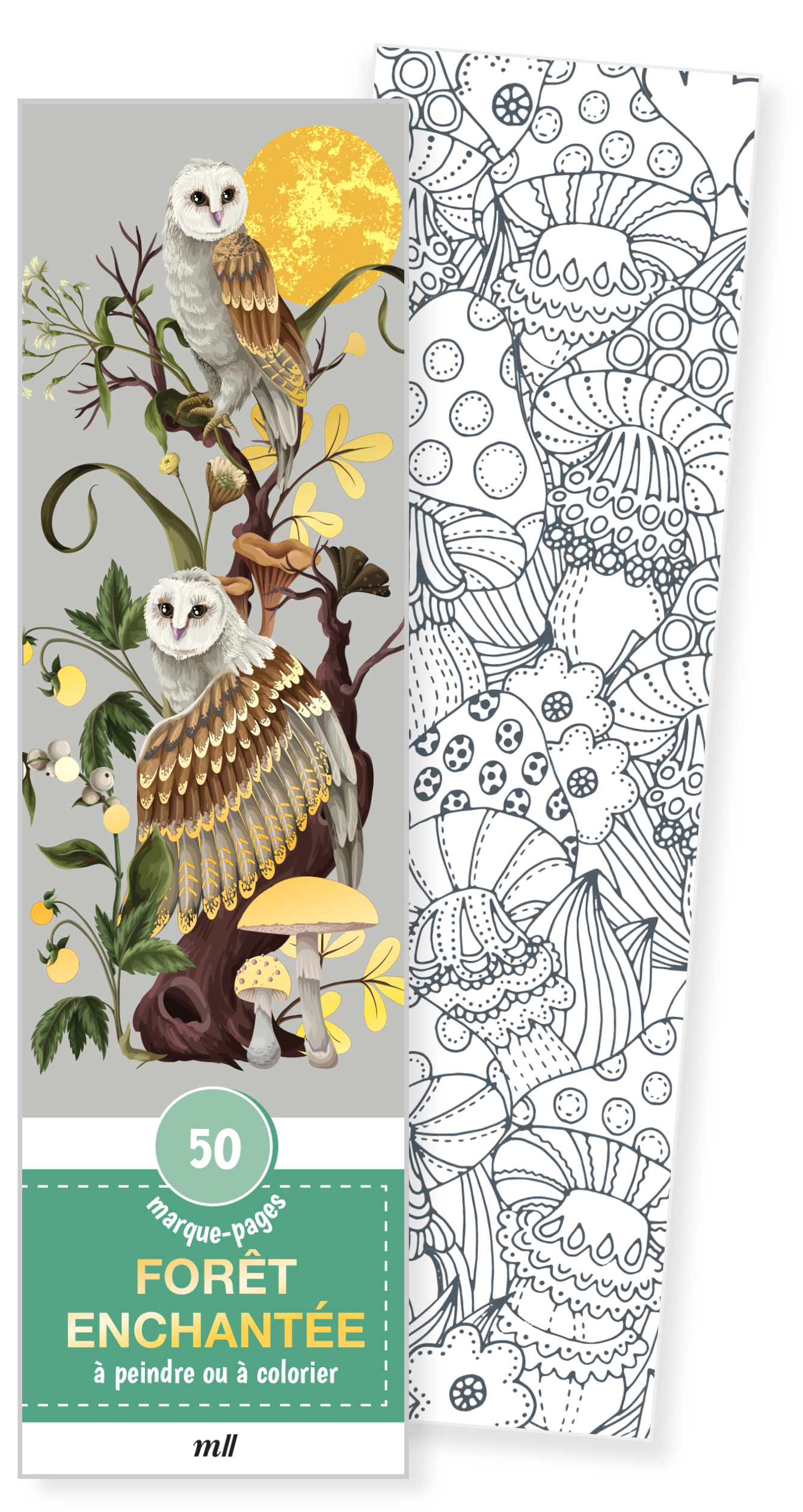 Marque-pages - Forêt enchantée -  Collectif - MERCILESLIVRES