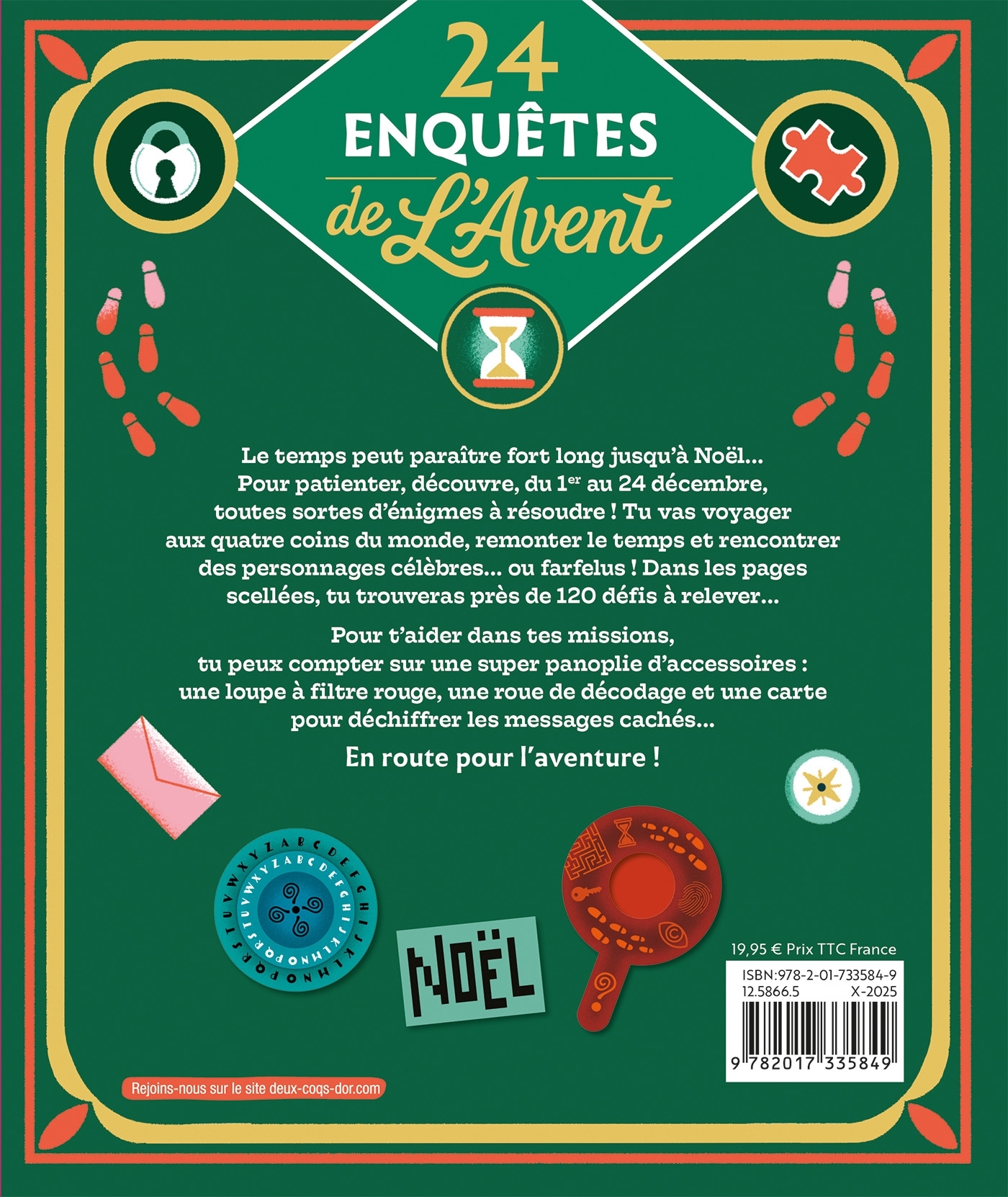 24 enquêtes de l'avent -  - DEUX COQS D OR