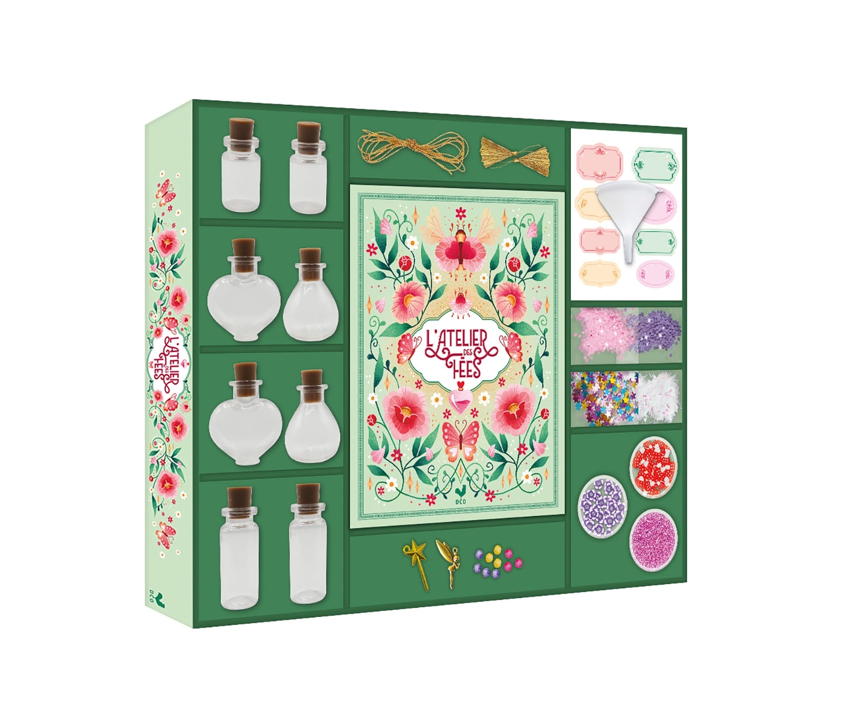 L'atelier des fées - coffret avec accessoires -  - DEUX COQS D OR