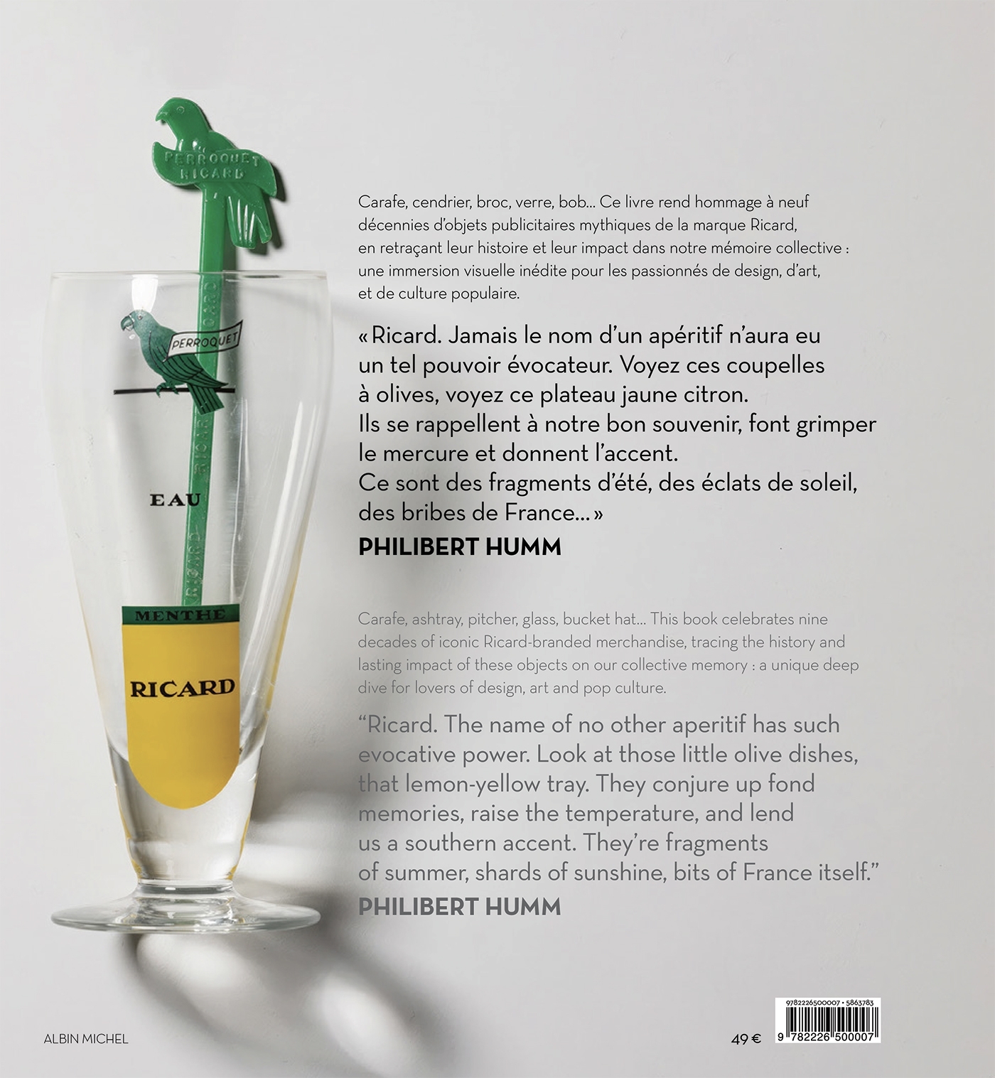 Ricard - Guillaume Picon, Olivier Moritz, Philibert Humm - ALBIN MICHEL