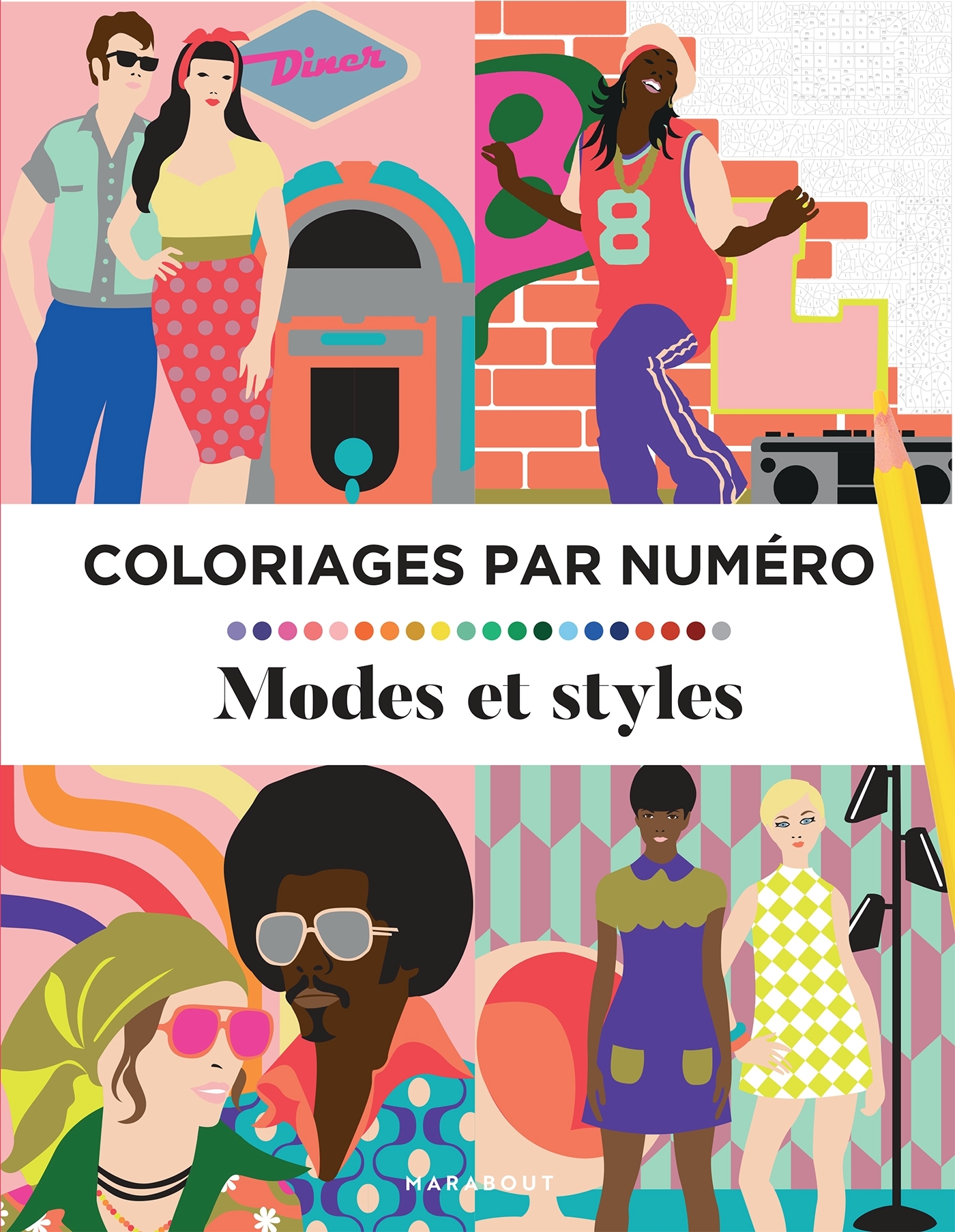 Coloriages par numéro - Mode et styles -  - MARABOUT