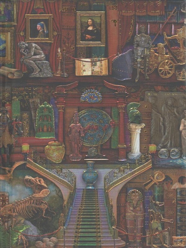 Aimee Stewart: Museum Bookshelves (Foiled Journal) -  Collectif,   - FLAME TREE