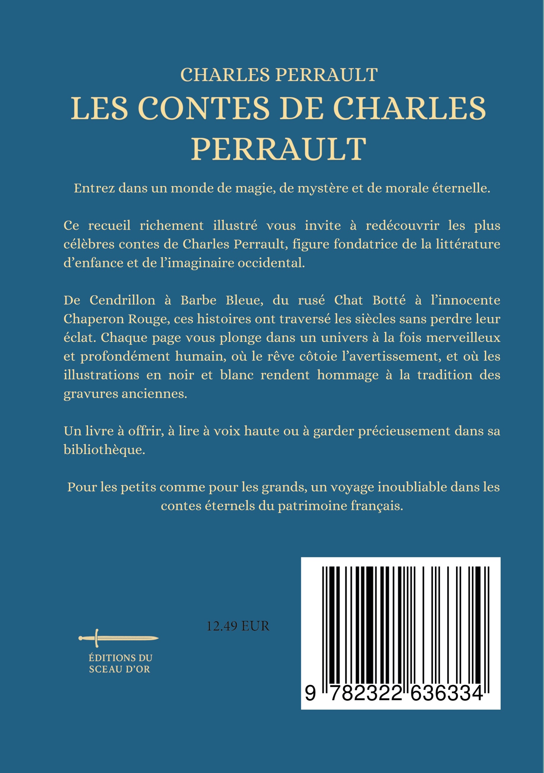 Les Contes de Charles Perrault -  PERRAULT CHARLES, Charles Perrault, Sceau D'or - BOOKS ON DEMAND