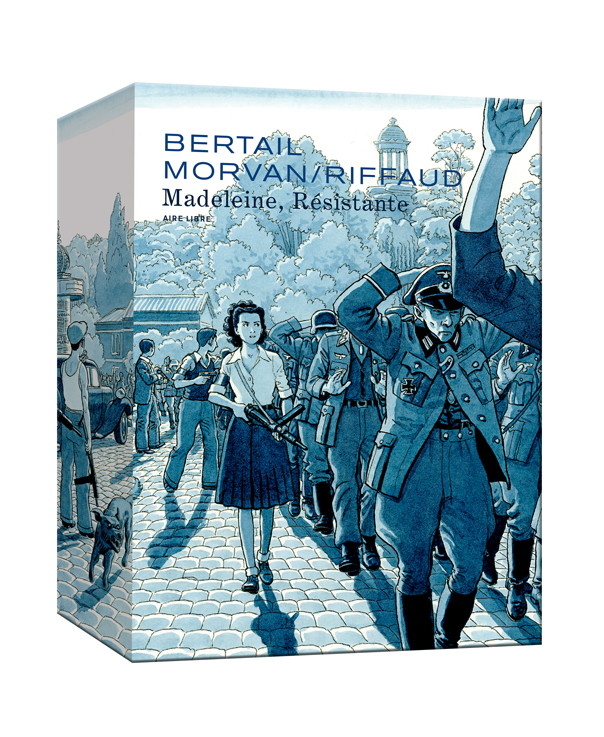 Coffret Madeleine, résistante T4 + ex-libris signé + cale -  - DUPUIS