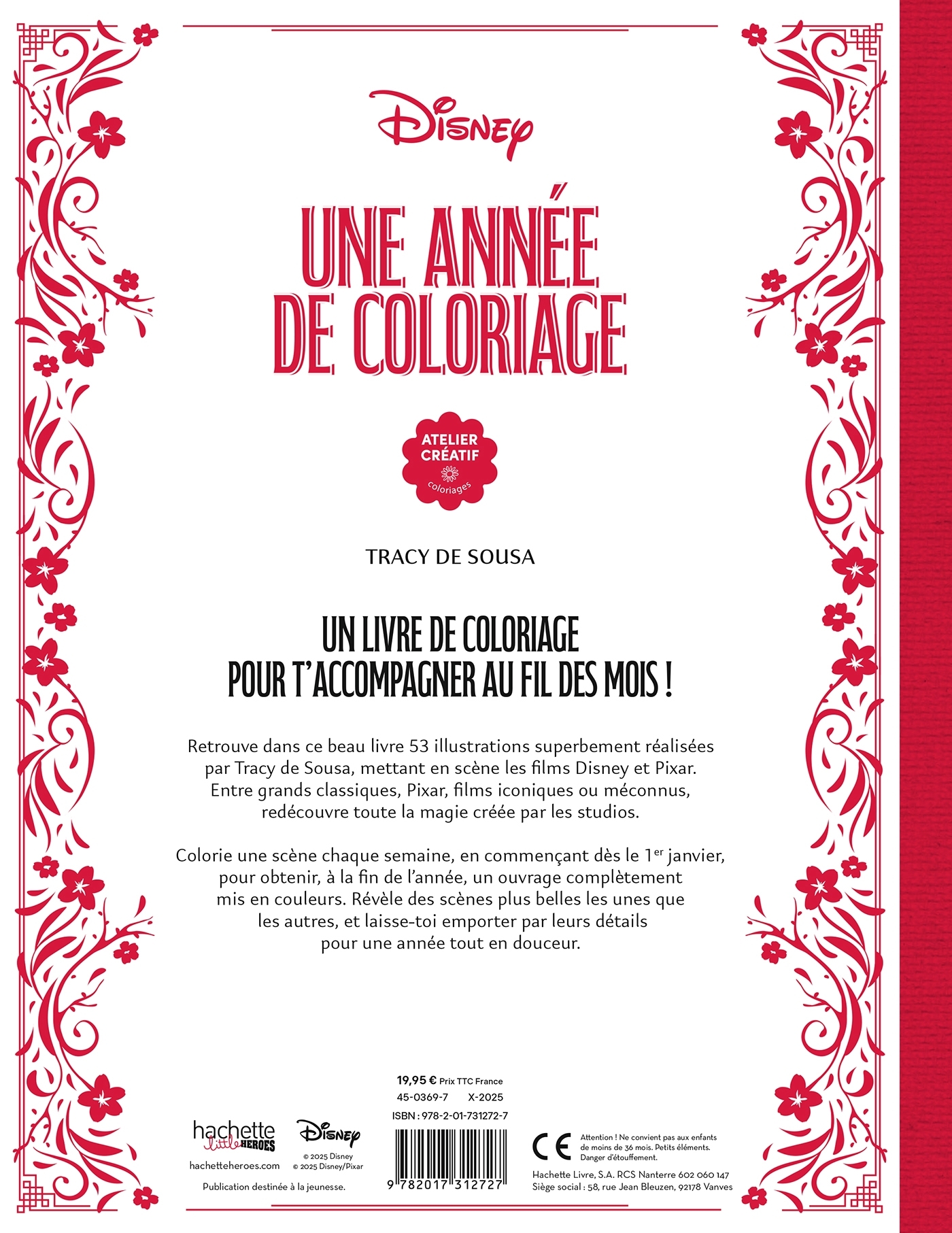 Disney - Une année de coloriage -  - HACHETTE HEROES