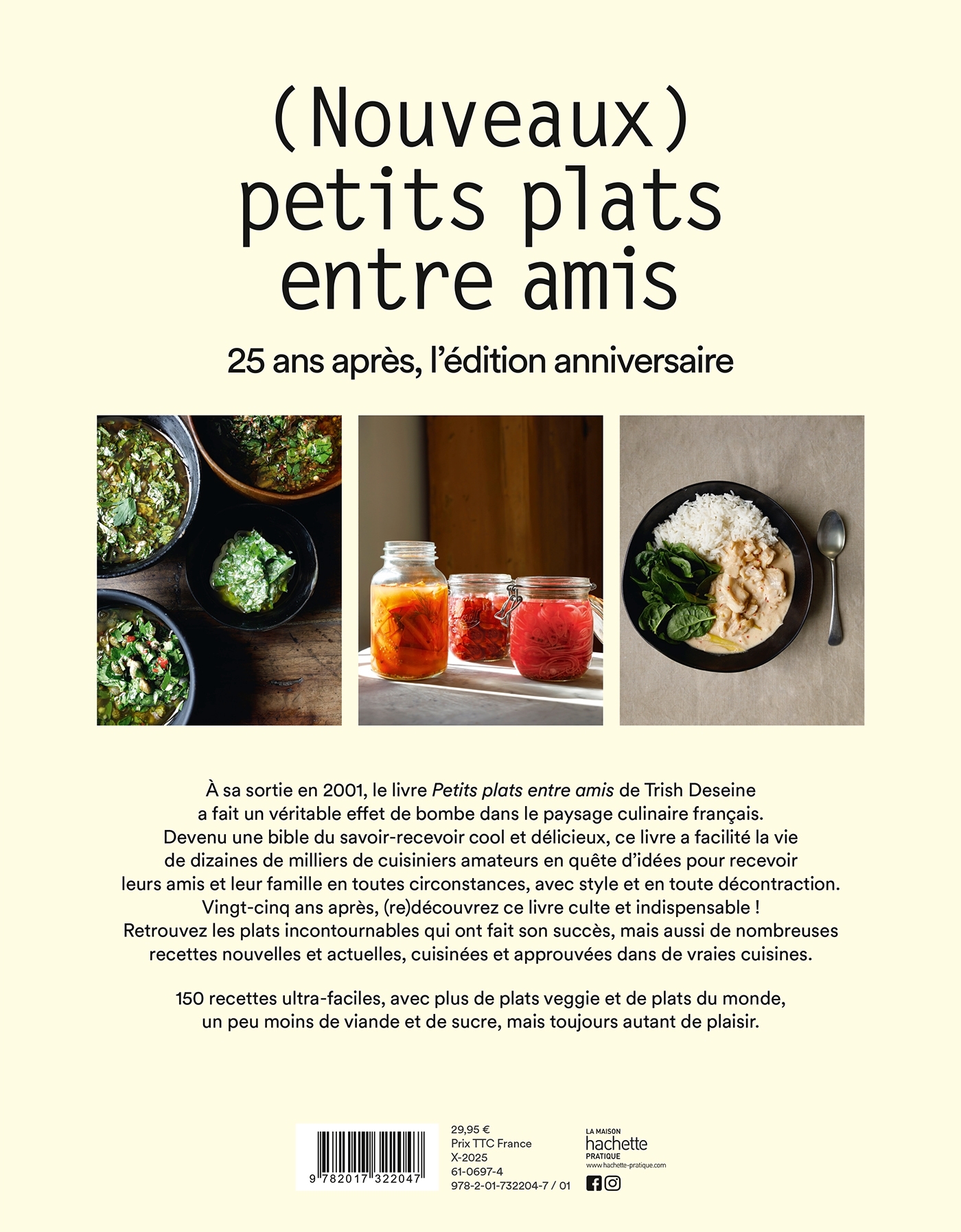 (Nouveaux) petits plats entre amis - Trish Deseine - HACHETTE PRAT