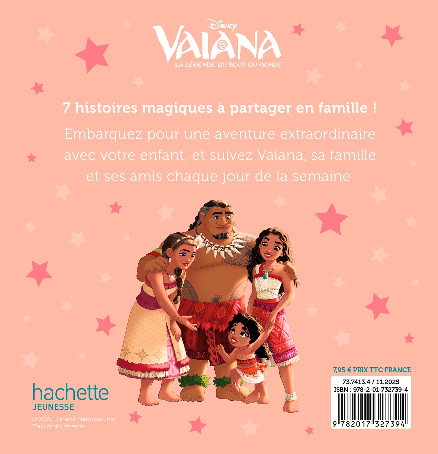 VAIANA - 7 Histoires pour la semaine - Disney Princesses -  - DISNEY HACHETTE