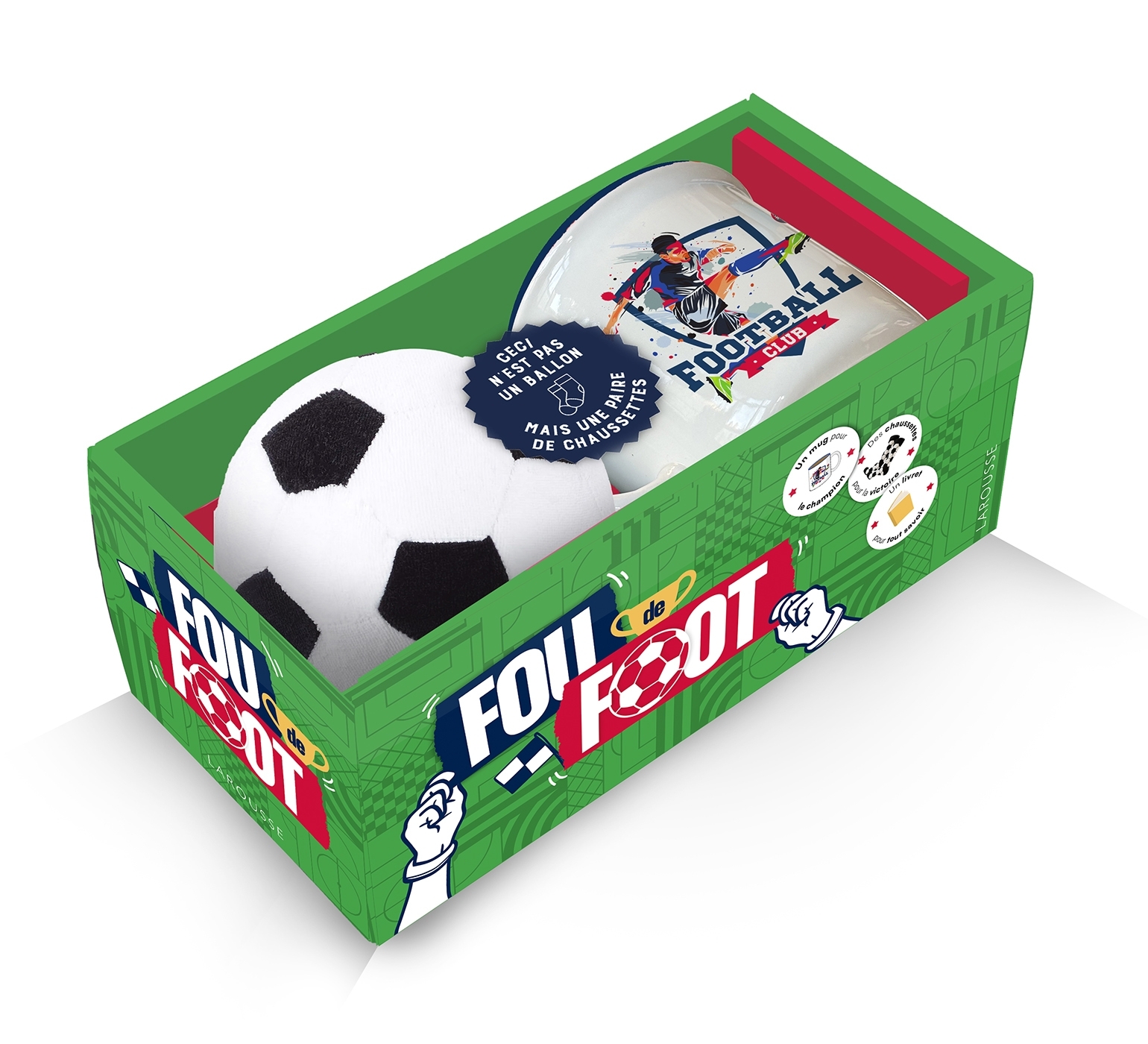 Mug Fou de foot -  - LAROUSSE
