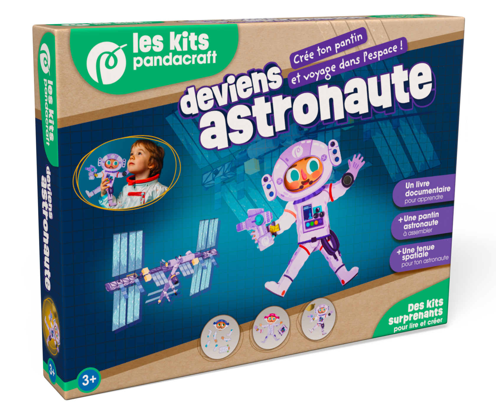 Deviens astronaute - Kit Pandacraft dès 3 ans -  - PANDACRAFT
