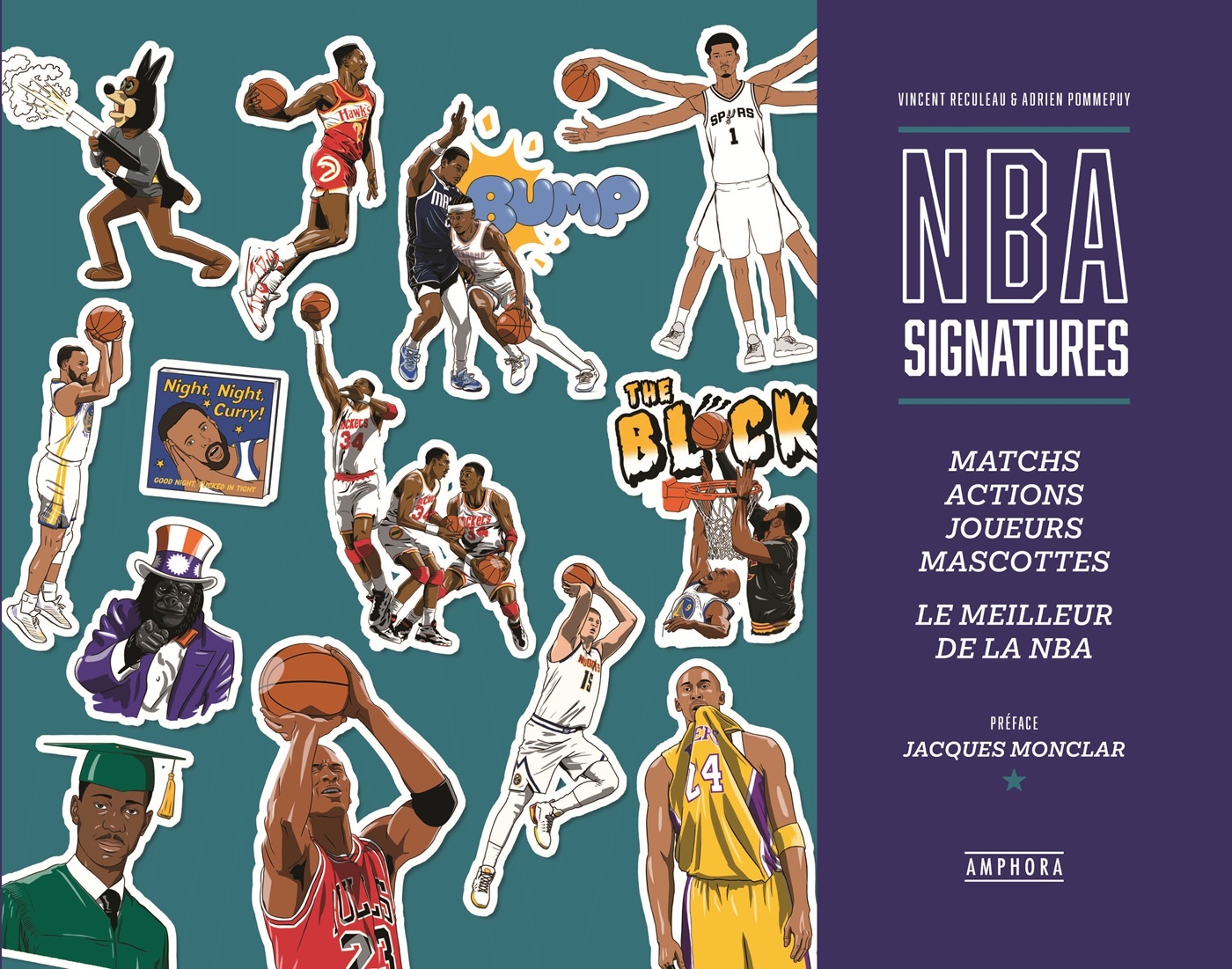 NBA signatures -  Reculeau vincent, Vincent Reculeau - AMPHORA