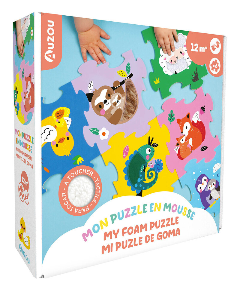 Mon Puzzle en mousse à toucher -  - AUZOU