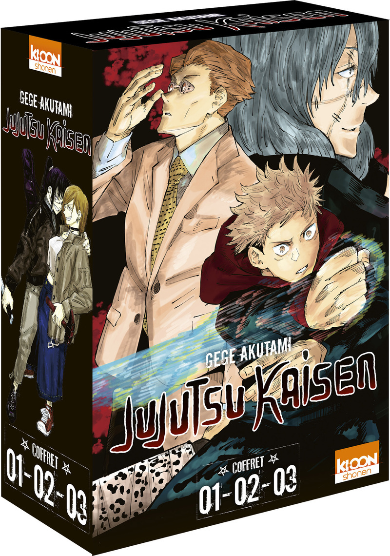 Coffret Jujutsu Kaisen vol. 1 à 3 2025 - Gege Akutami - KI-OON
