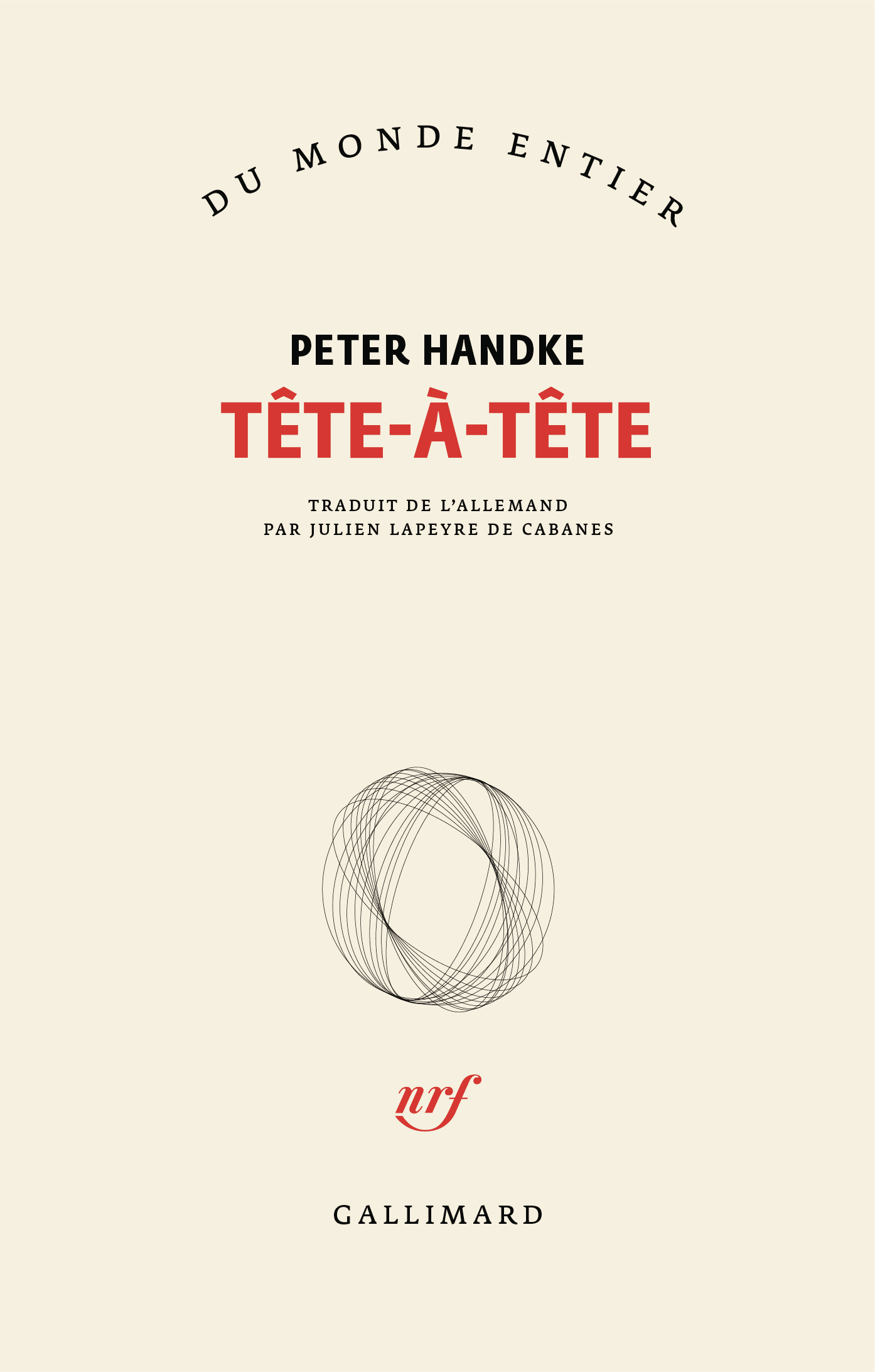 Tête-à-tête - Peter Handke - GALLIMARD