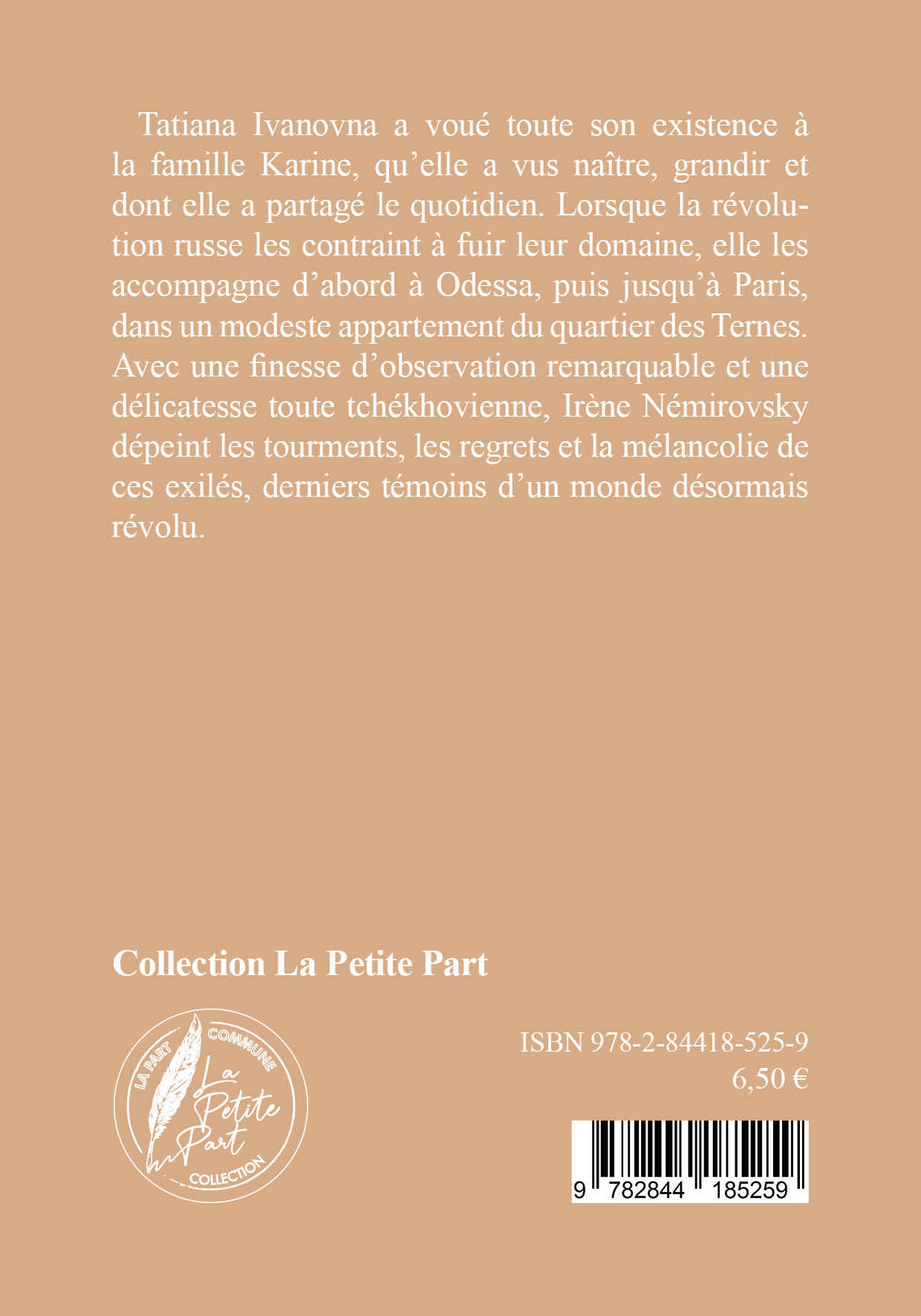 Les Mouches d'Automne - Irène Némirovsky - PART COMMUNE