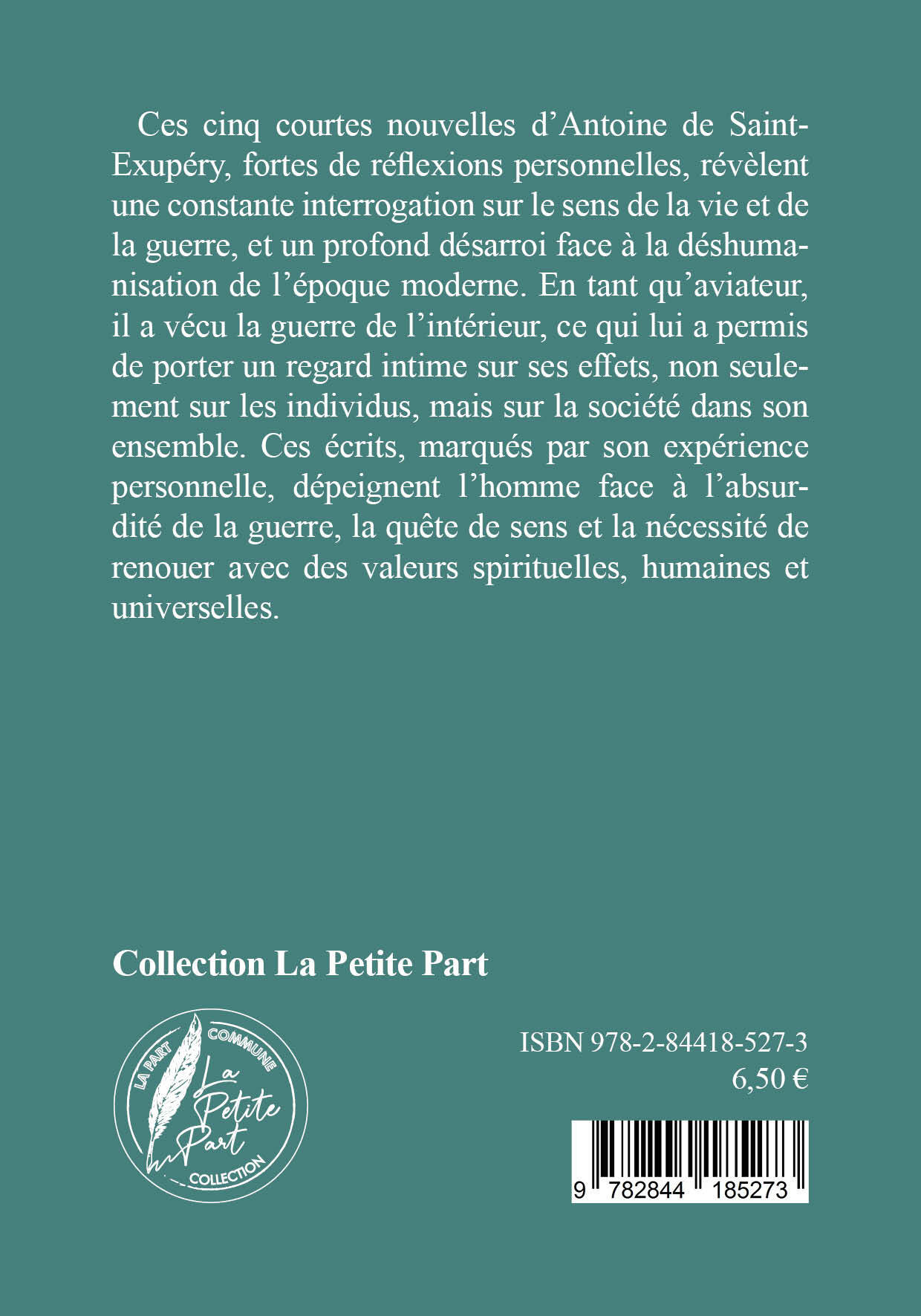 Il faut donner un sens à la vie des hommes - Antoine de SAINT EXUPERY - PART COMMUNE