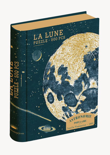 L'Astronomie populaire - La Lune (Puzzle 500 pièces) - Camille Flammarion - PERE CASTOR