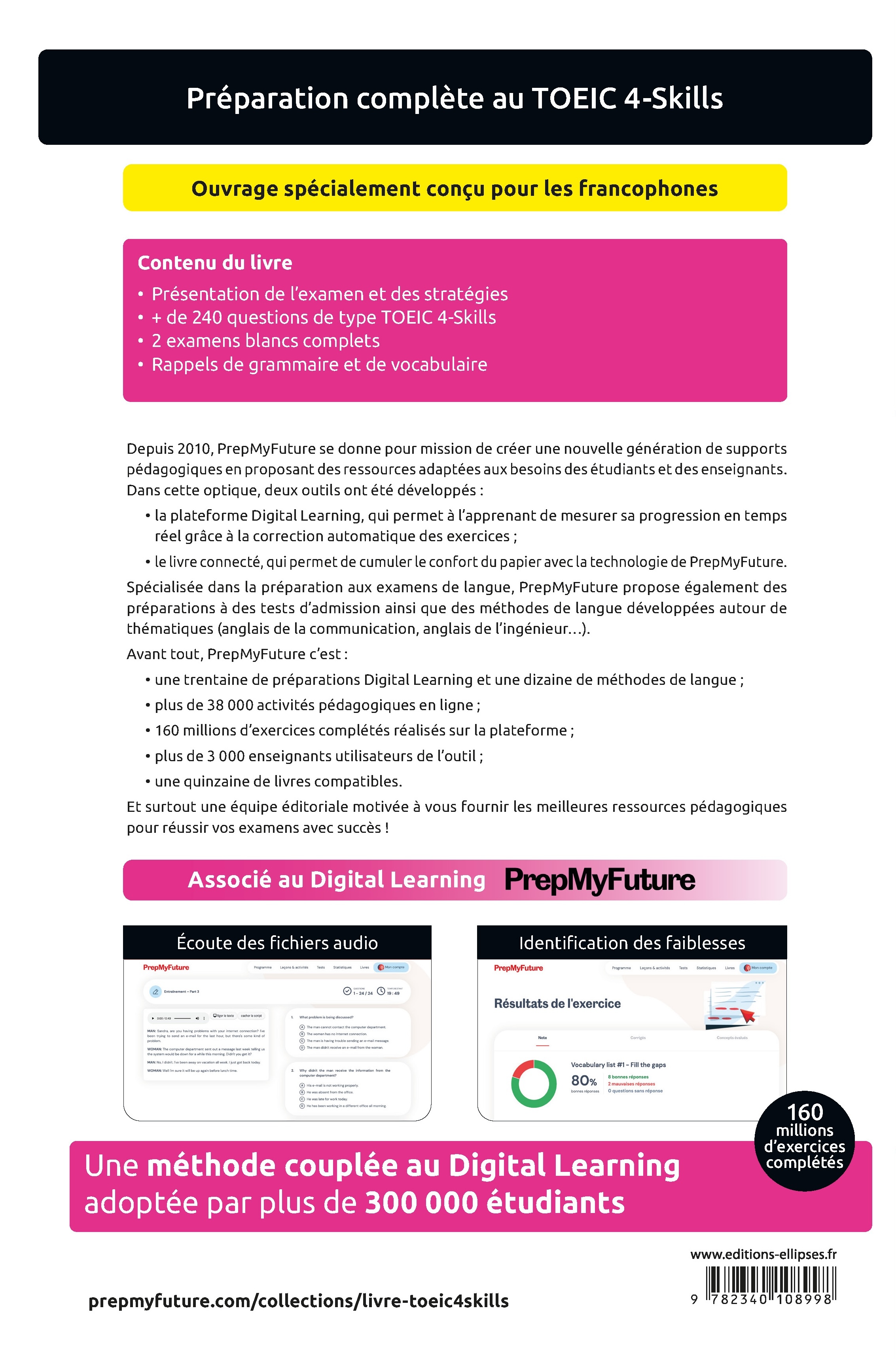 200% TOEIC 4-Skills - Michael Byrne, Michele Dickinson,  PREPMYFUTURE - ELLIPSES