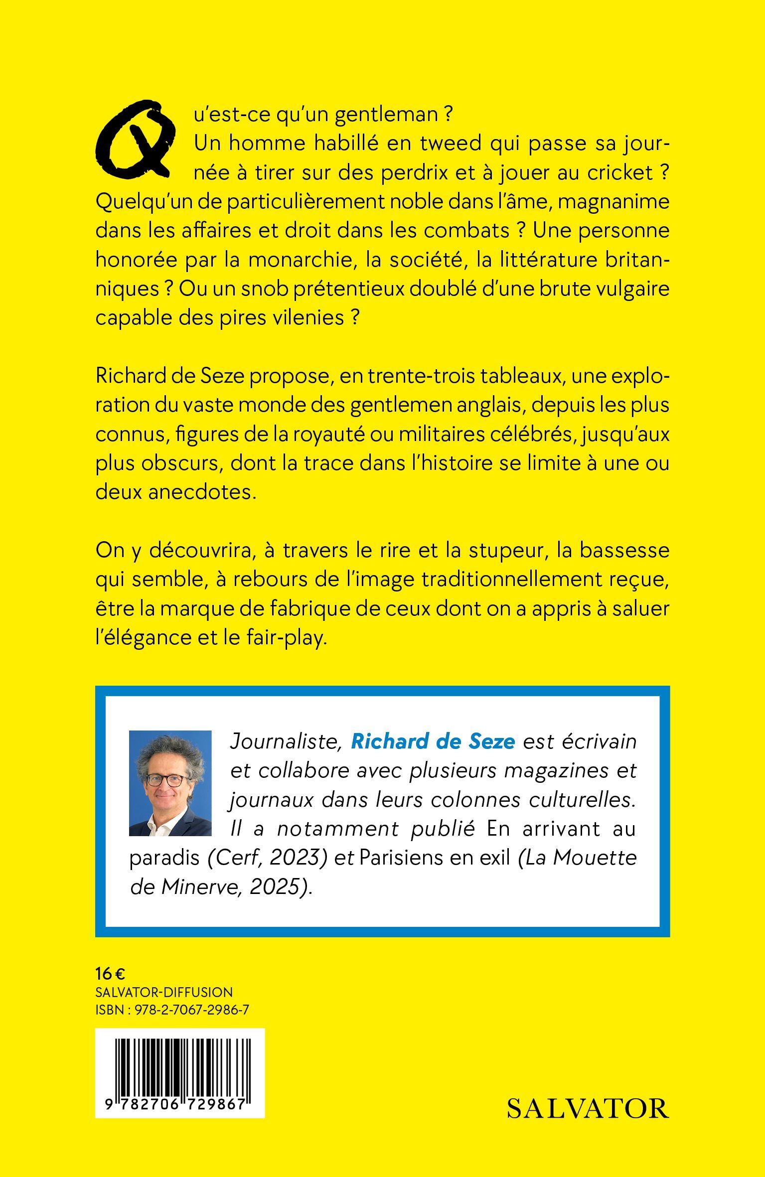 De vrais gentlemen - Richard de Seze, Richard de Seze - SALVATOR