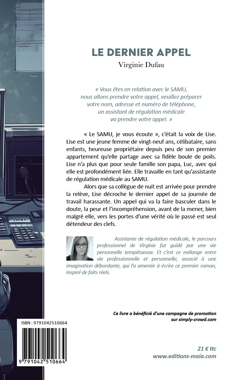 Le Dernier Appel -  Virginie Dufau - MAIA