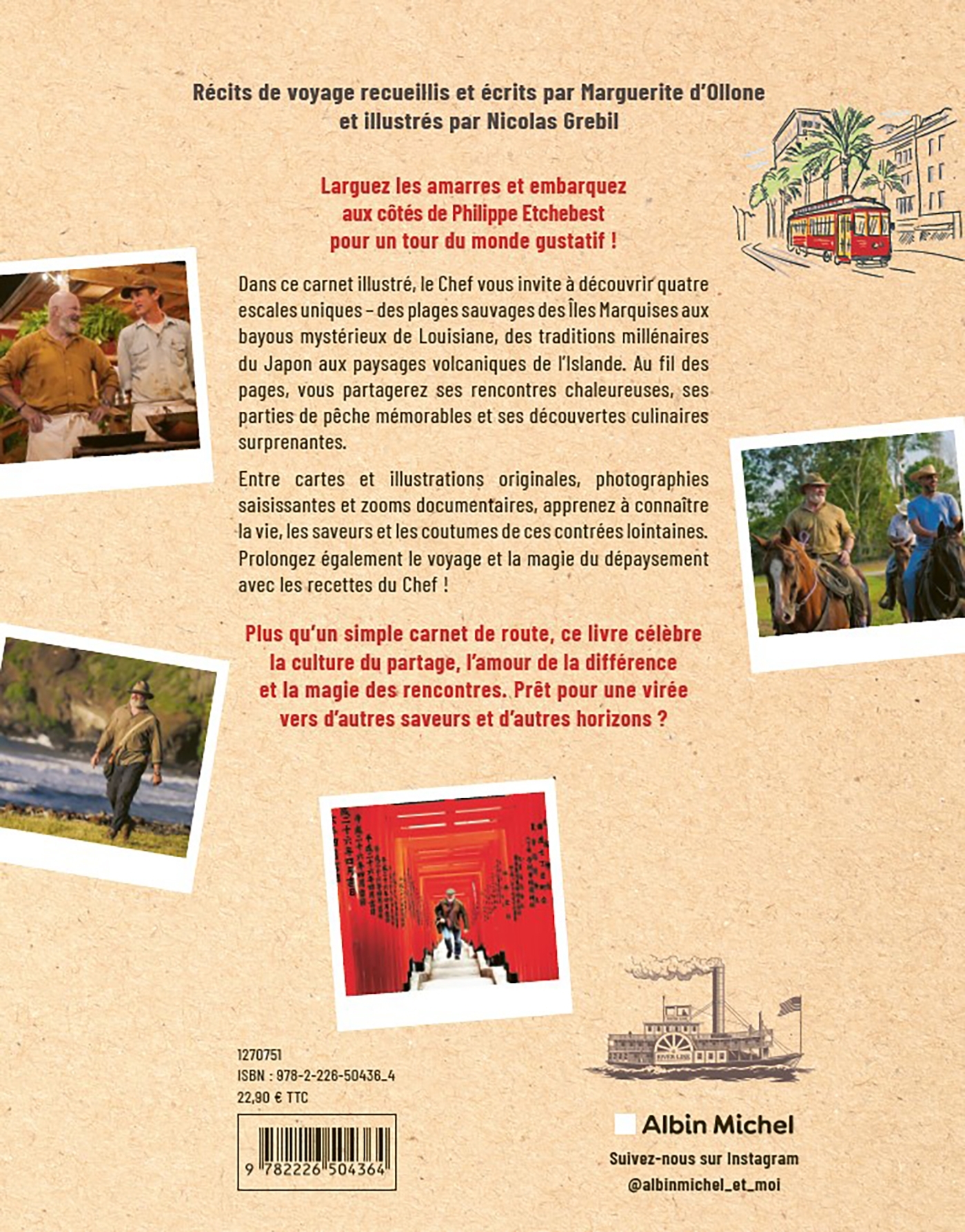 Un chef au bout du monde - Philippe Etchebest, Marguerite d'Ollone - ALBIN MICHEL