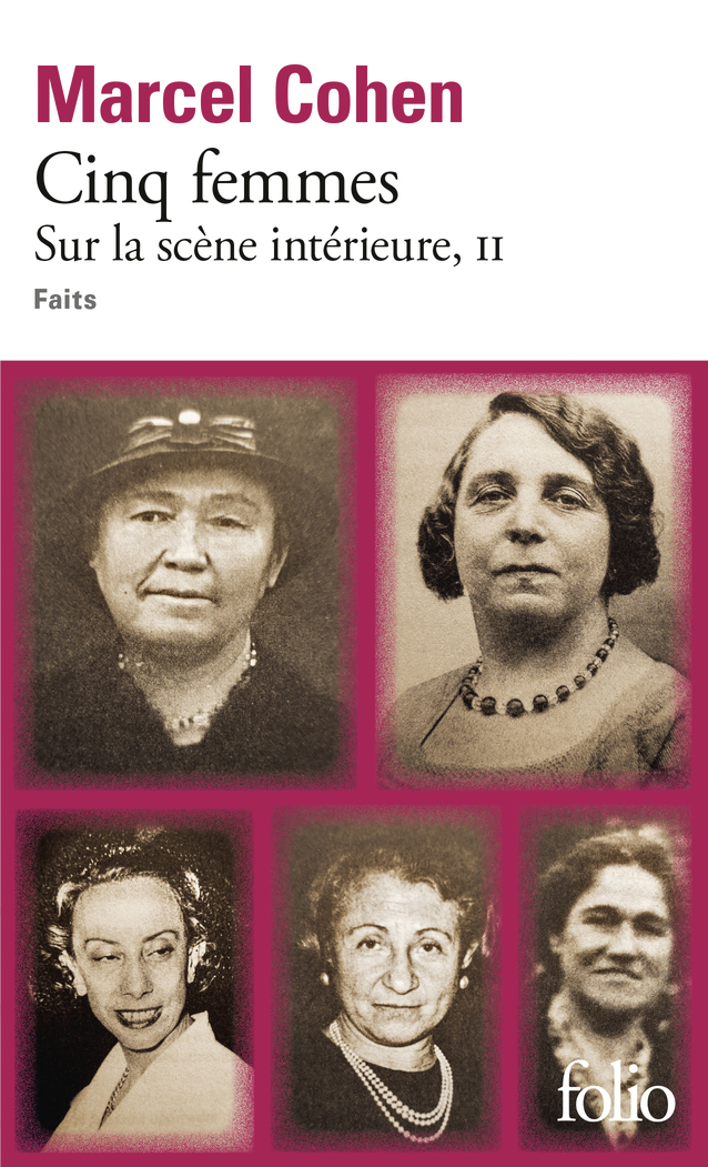 Cinq femmes - Marcel Cohen - FOLIO