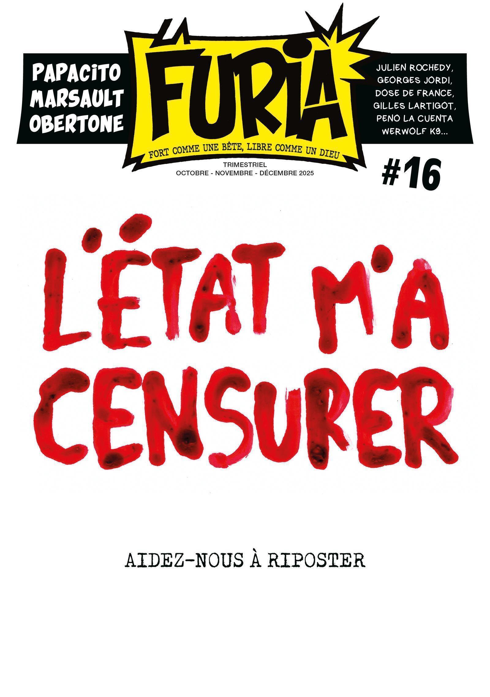 La Furia #16 - Laura Magné,  Marsault,  Papacito, Laurent Obertone, Julien Rochedy - LA FURIA