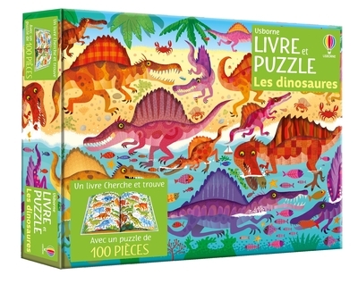 Les dinosaures - Coffret livre et puzzle - LUCAS GARETH - USBORNE