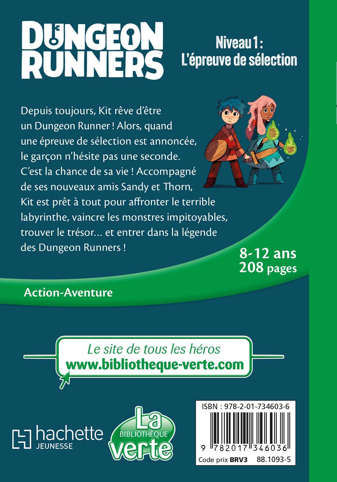 Dungeon Runners 01 - Niveau 1 : L'épreuve de sélection - Kieran Larwood - HACHETTE JEUN.