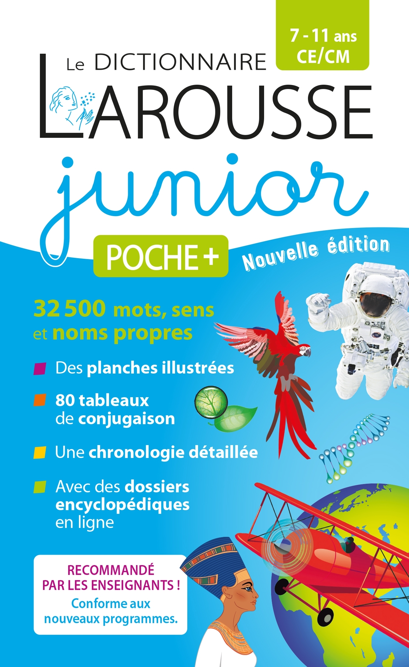 Le dictionnaire Larousse Junior poche Plus - 7/11 ans - CE/CM -  - LAROUSSE