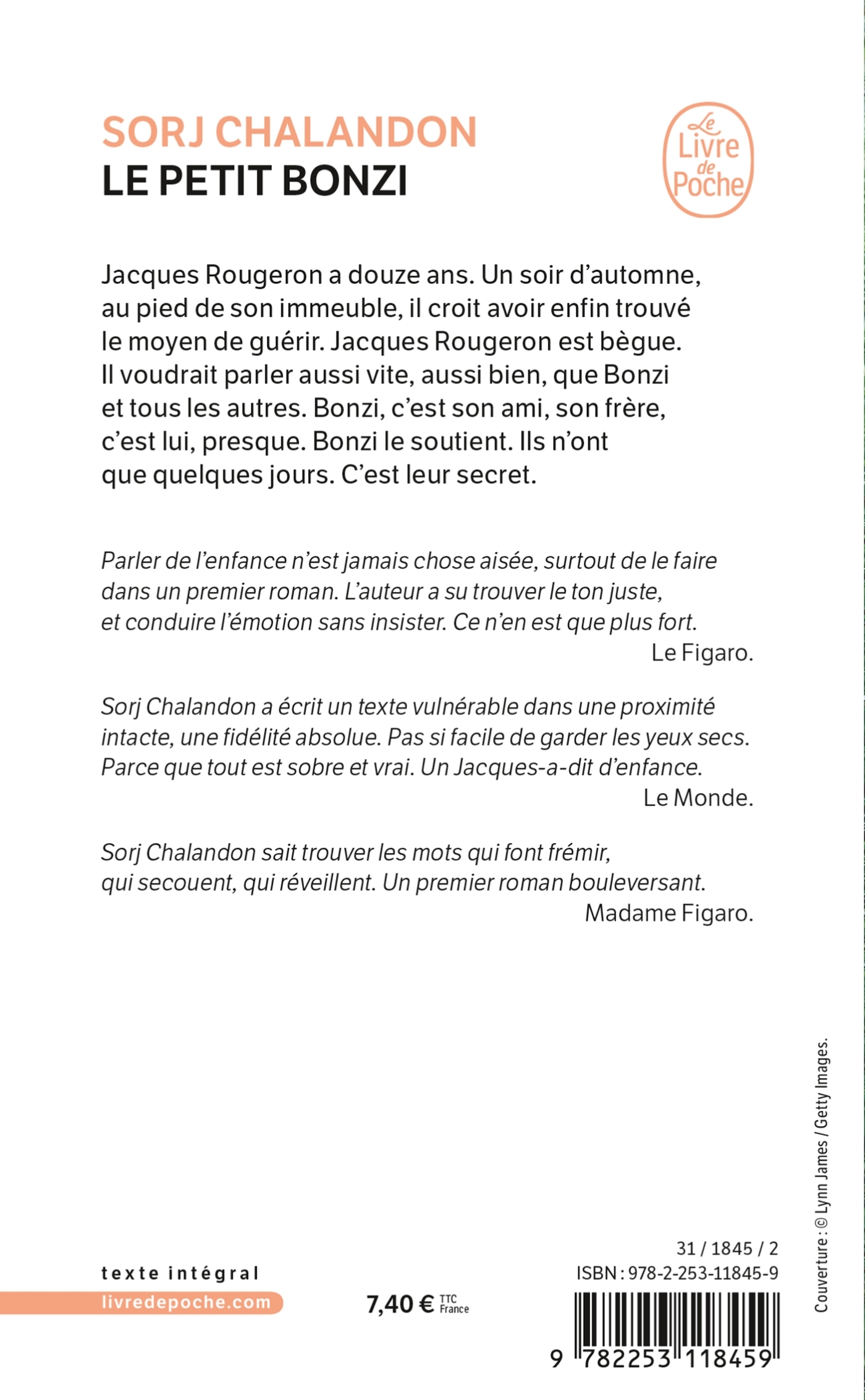 Le Petit Bonzi - Sorj Chalandon - LGF