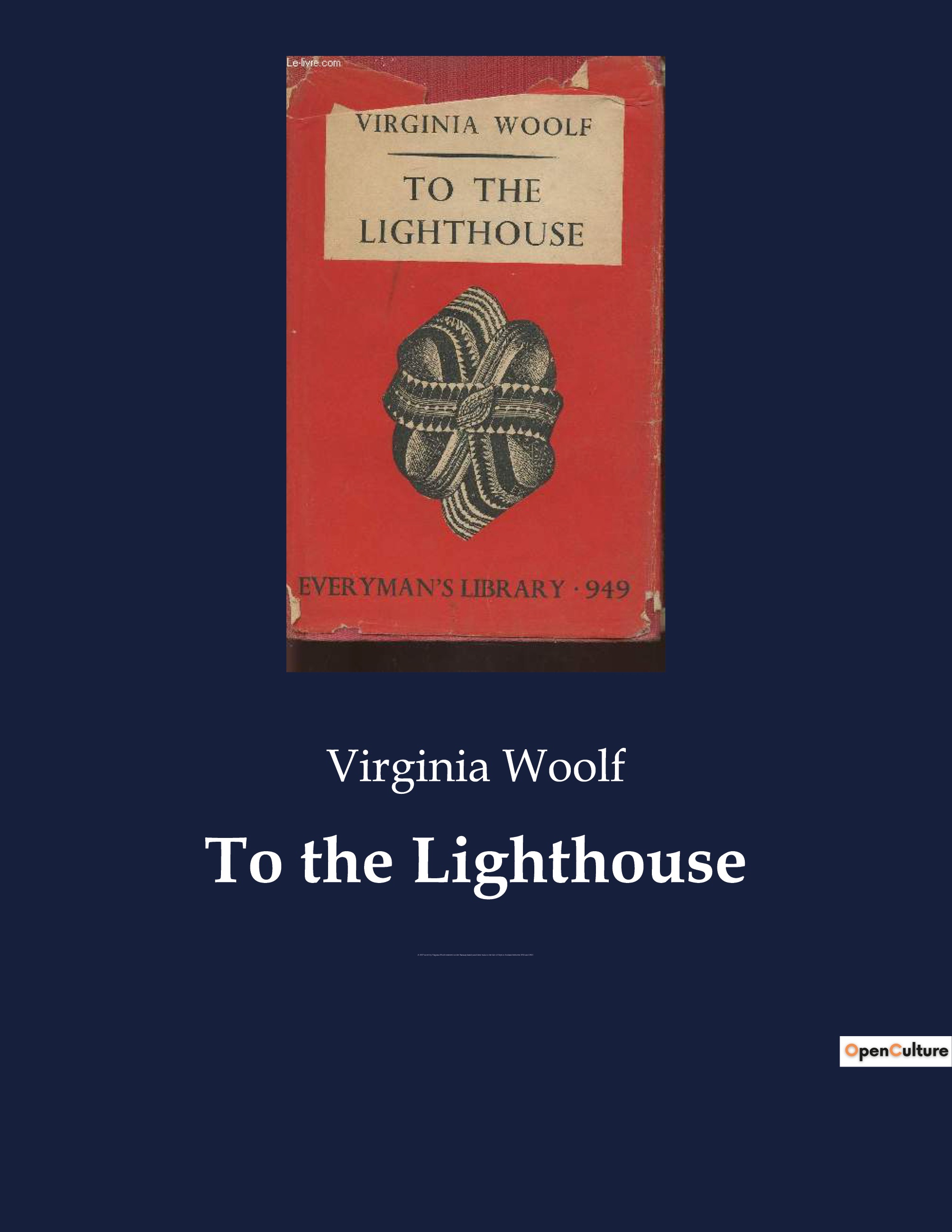 To the Lighthouse - Virginia Woolf - CULTUREA