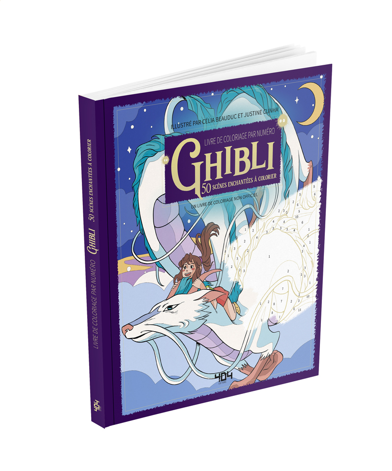 Coloriages par numéro - Ghibli 2 -  - 404 EDITIONS