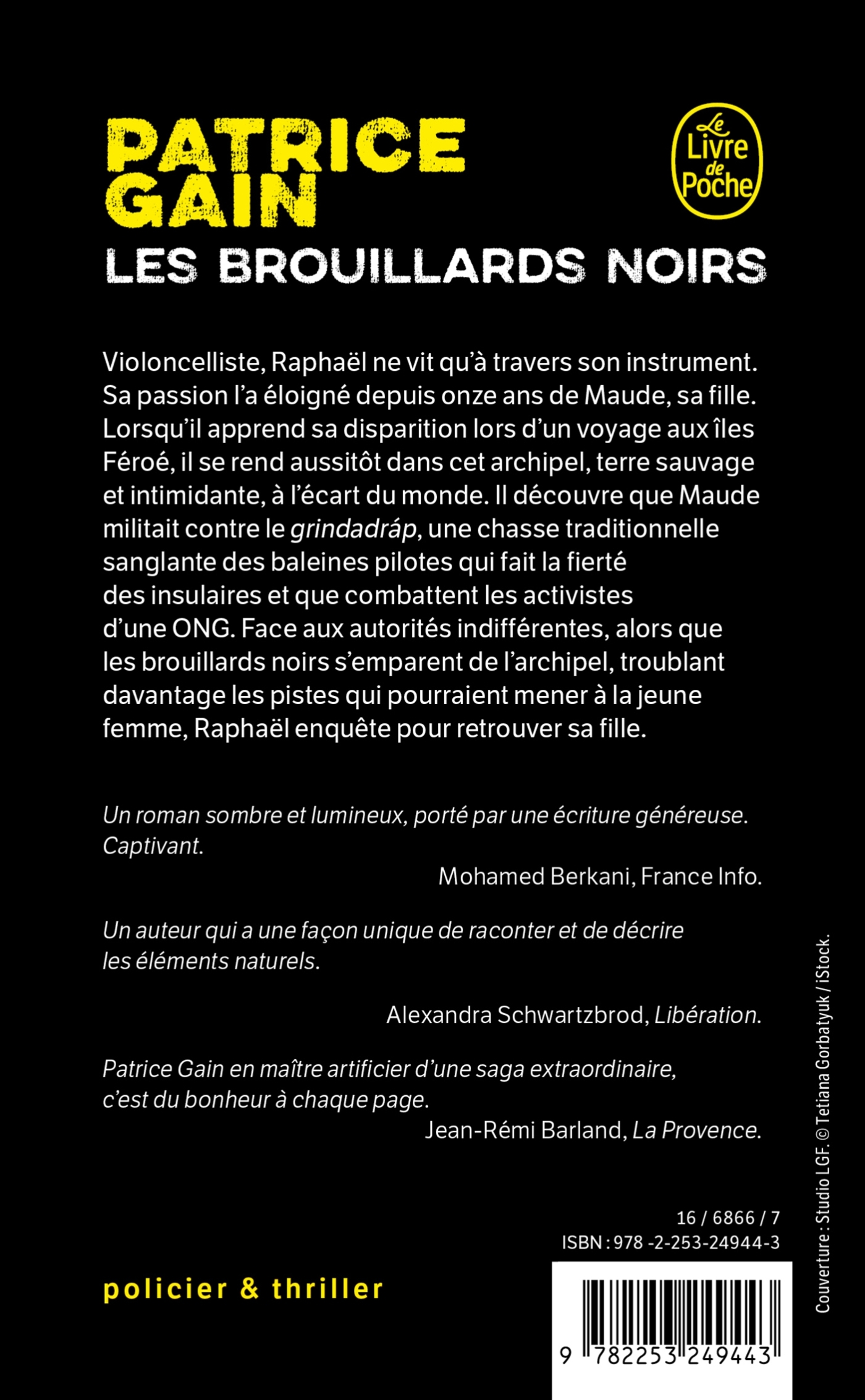 Les Brouillards noirs - Patrice Gain - LGF