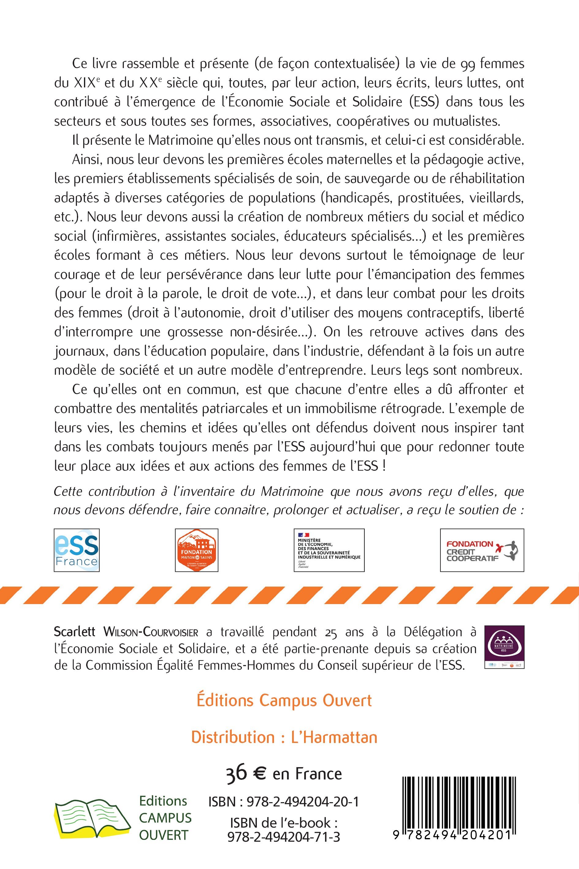 Le Matrimoine - Scarlett Wilson- Courvoisier - CAMPUS OUVERT