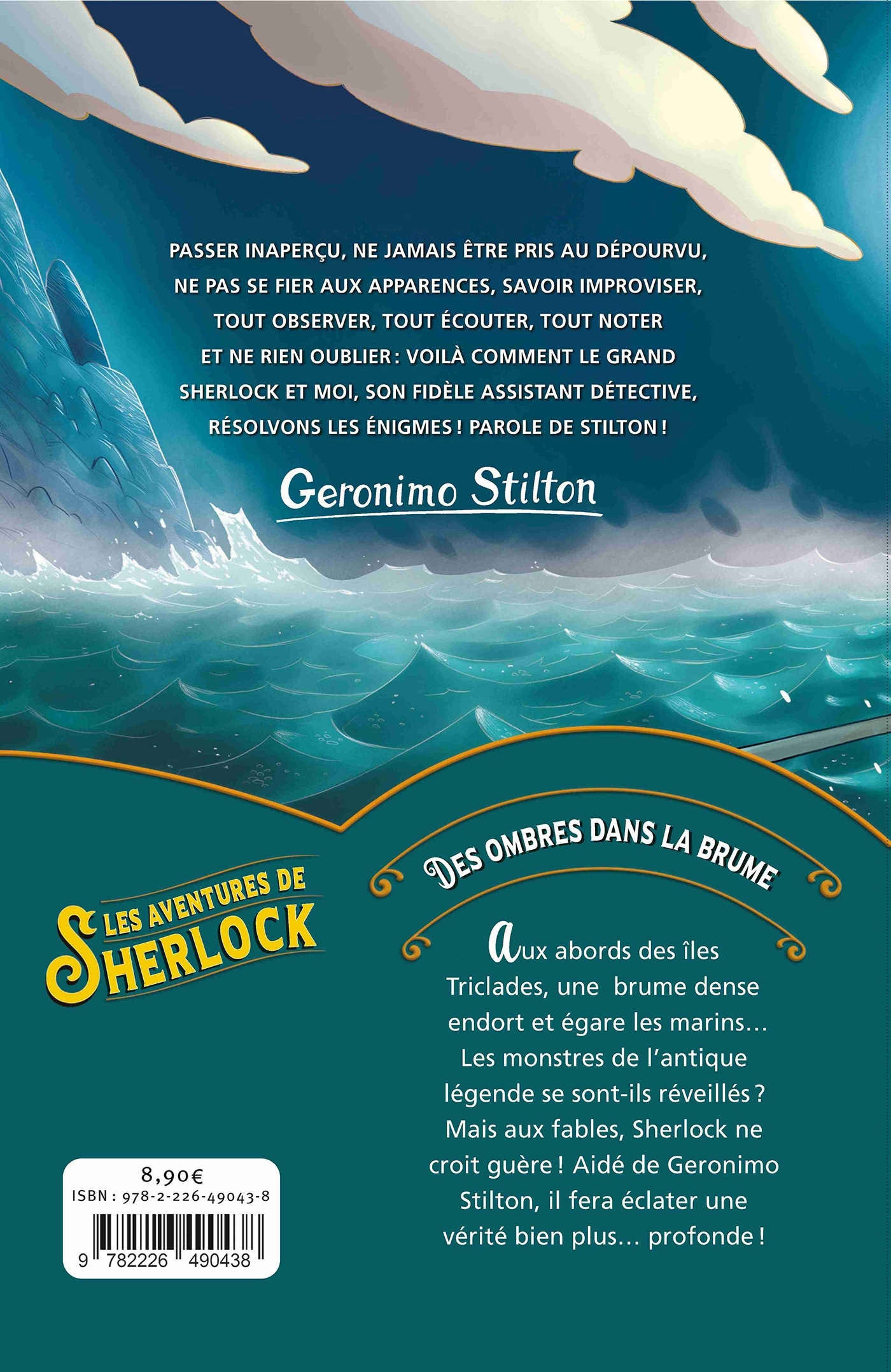 Les Aventures de Sherlock T5 Des ombres dans la brume - Geronimo Stilton - ALBIN MICHEL
