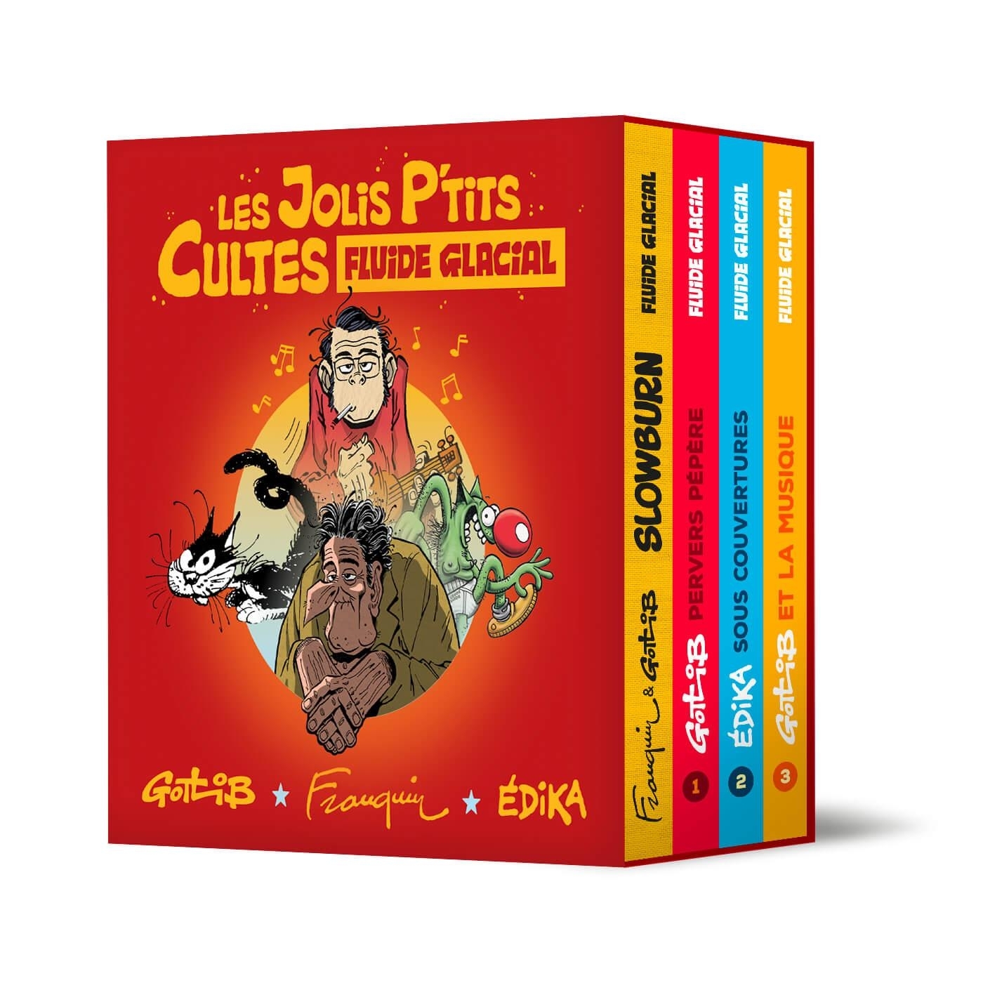 Les Jolis P'tits Cultes - Coffret -  ÉDIKA,  Gotlib - FLUIDE GLACIAL