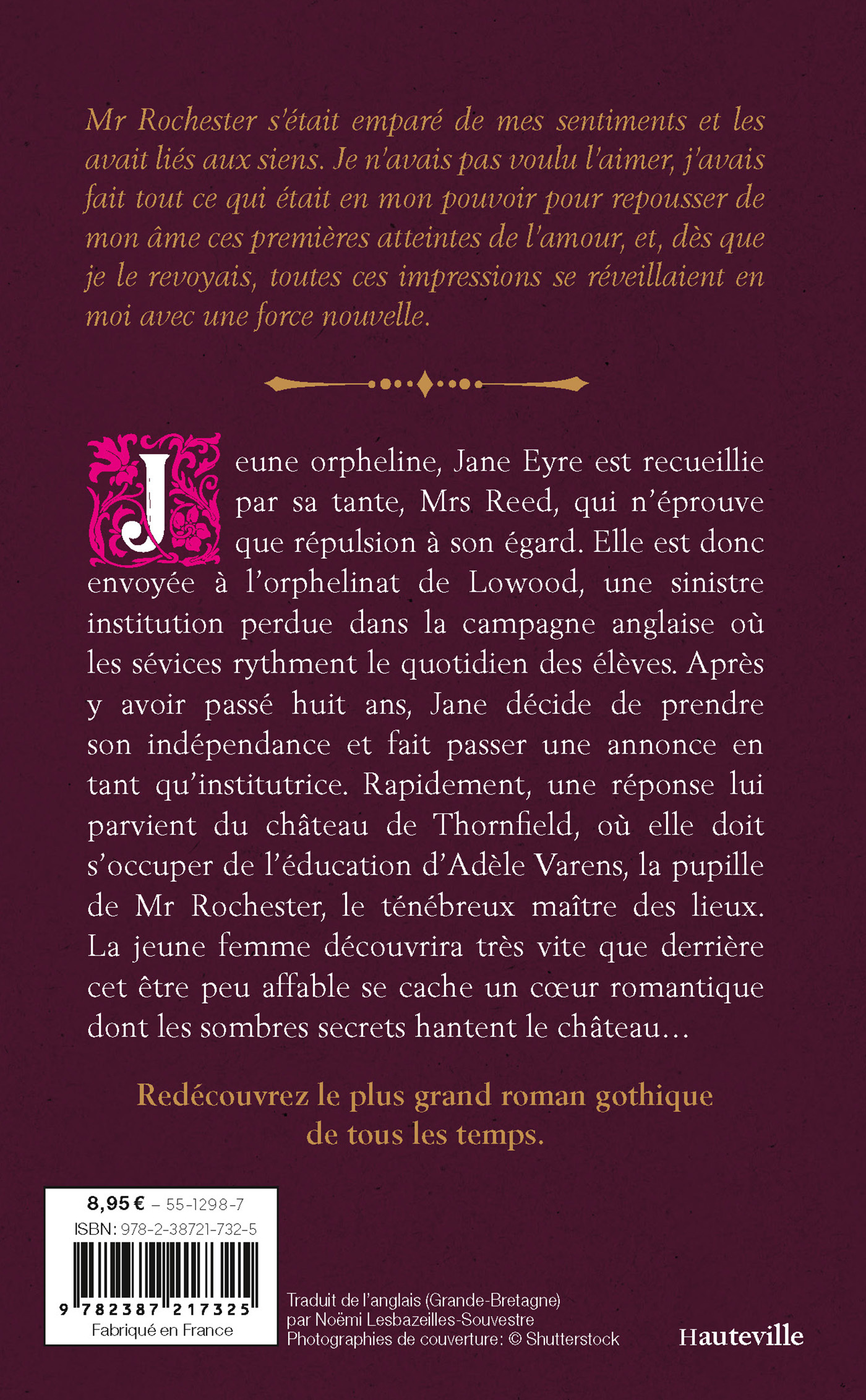 Jane Eyre - Charlotte Brontë - HAUTEVILLE