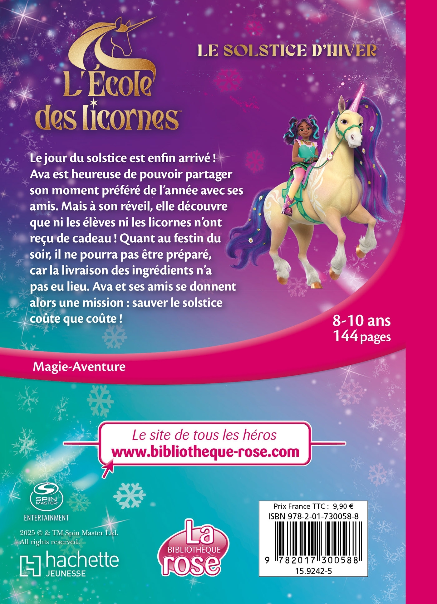 L'école des Licornes (La série TV) Hors-série XXL - Le Solstice d'hiver - ERICK ALEXANDERSON ROSAS - HACHETTE JEUN.
