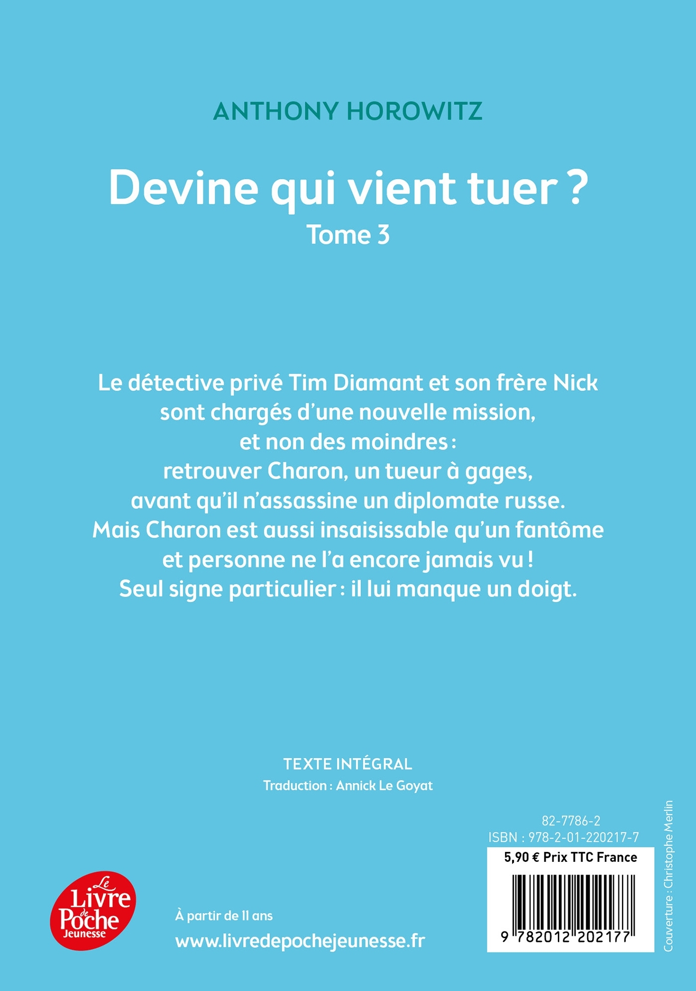 Les Frères Diamant - Tome 3 - Devine qui vient tuer ? - Anthony Horowitz - POCHE JEUNESSE