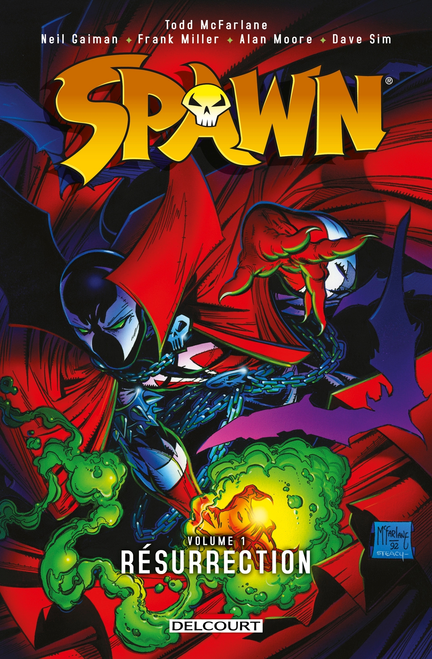 Spawn T01 - Todd McFarlane, Alan Moore, Frank Miller - DELCOURT