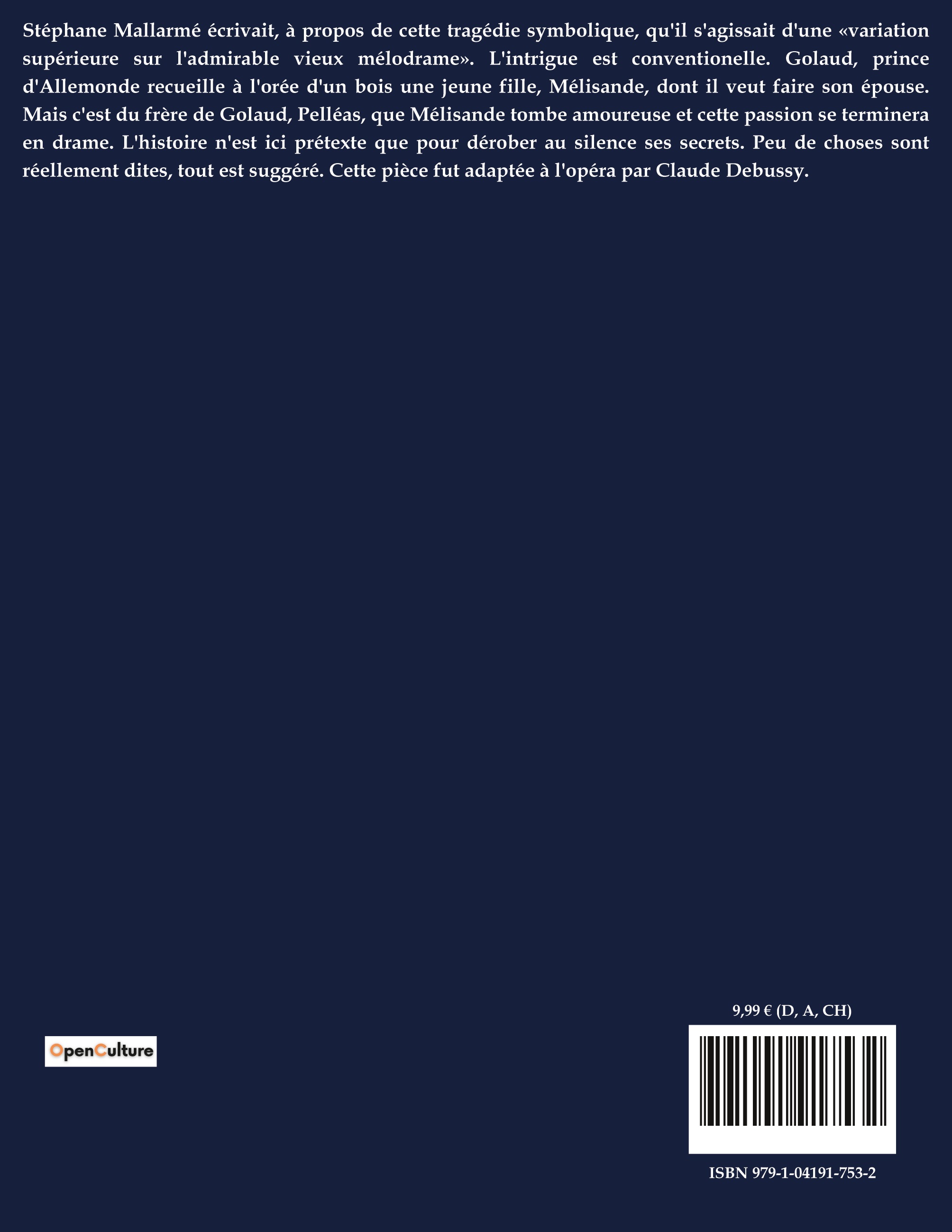 Pelléas et Mélisande - Maurice Maeterlinck - CULTUREA