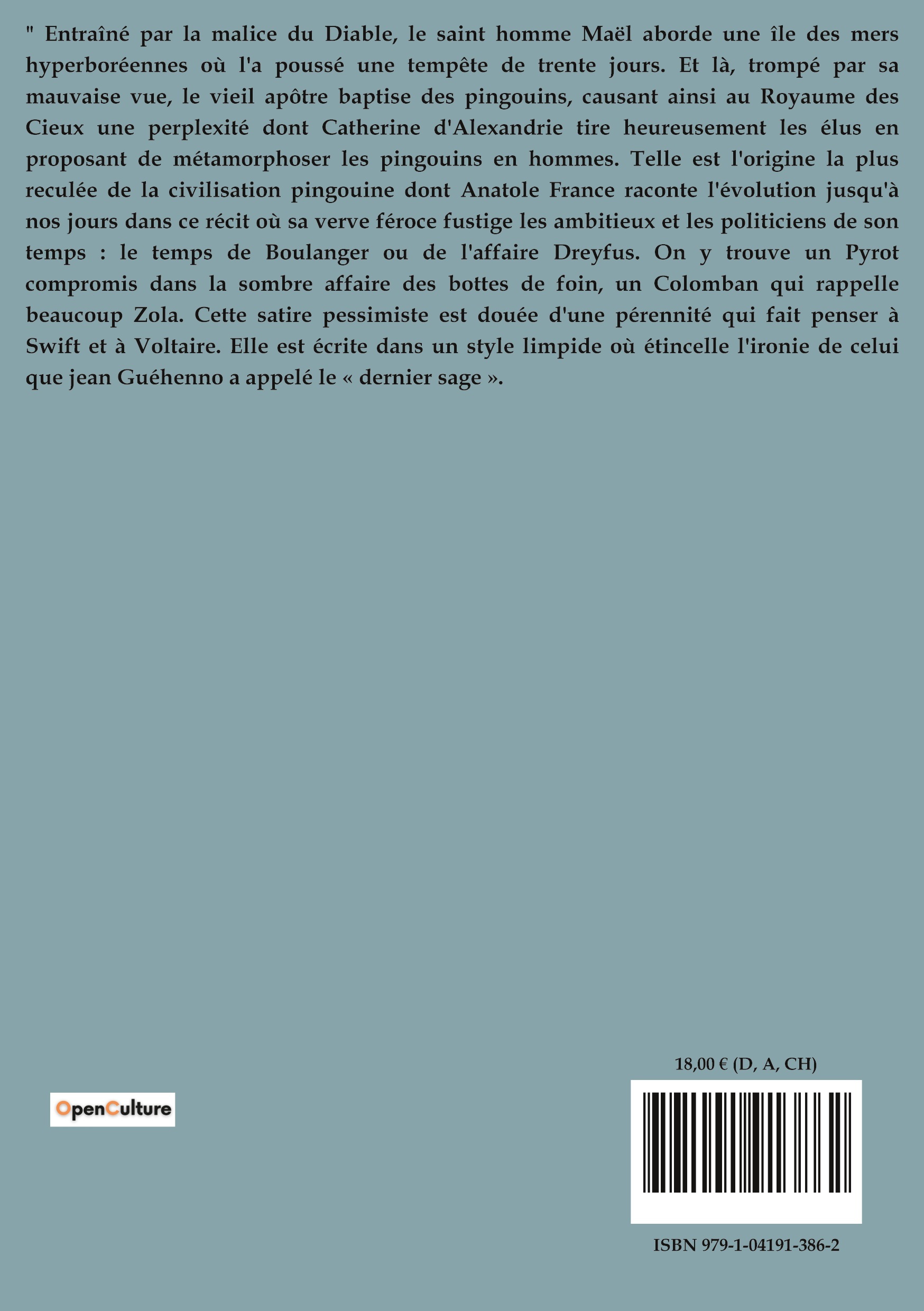 L'Île des Pingouins - Anatole France - CULTUREA