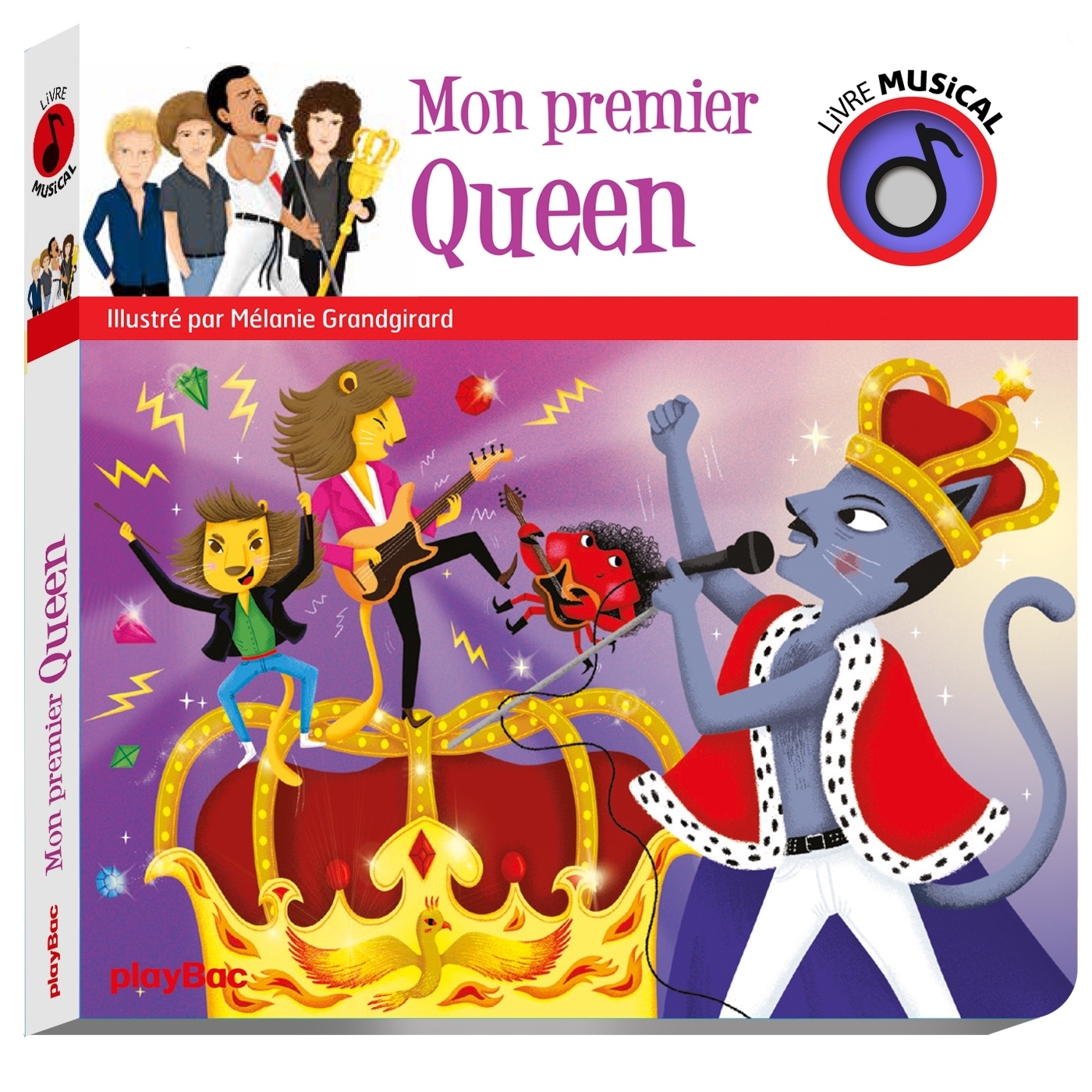 Livre musical - Mon premier Queen - GRANDGIRARD MELANIE - PLAY BAC