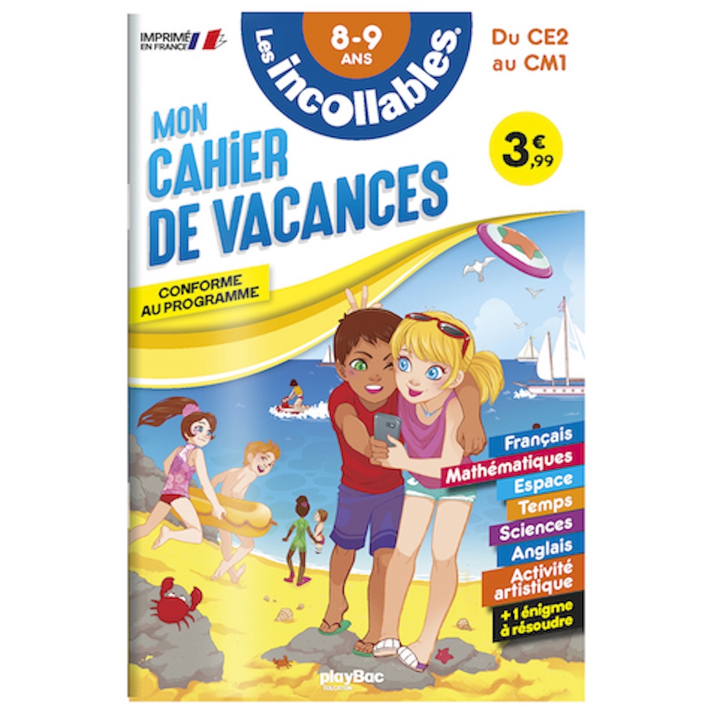 Cahier de vacances 2026 - Les incollables - CE2 au CM1 - 8/9 ans -  Agnès Roy - PLAY BAC