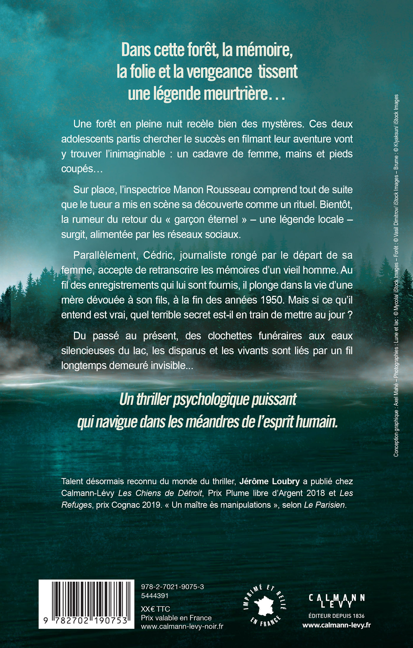 Le Garçon éternel - Jérôme Loubry - CALMANN-LEVY