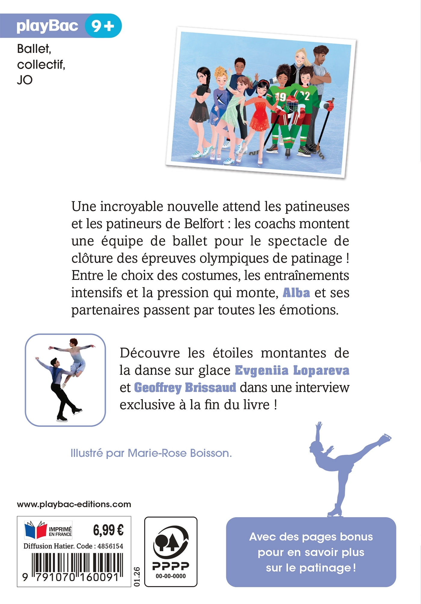 Passion Patinage - Un ballet aux Jeux olympiques - Tome 4 - Isabelle Stock - PLAY BAC